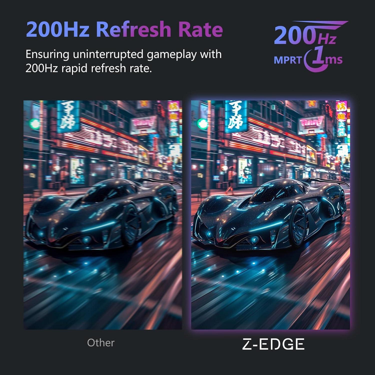 Monitor Curvo para Juegos Z-Edge UG27 27" FHD 200Hz 1ms