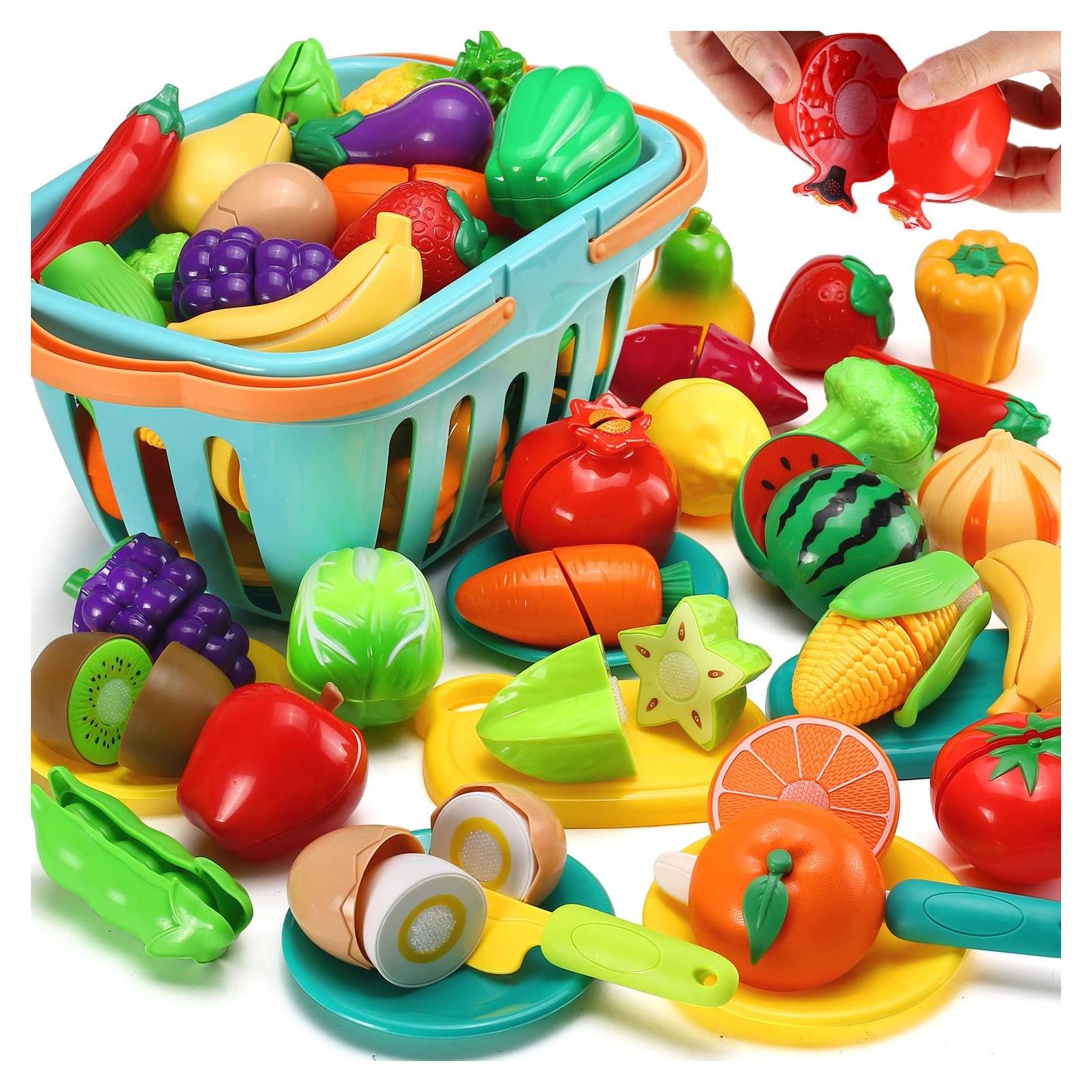 Juego de Comida de Corte 70 PCS LESUTER para Niños
