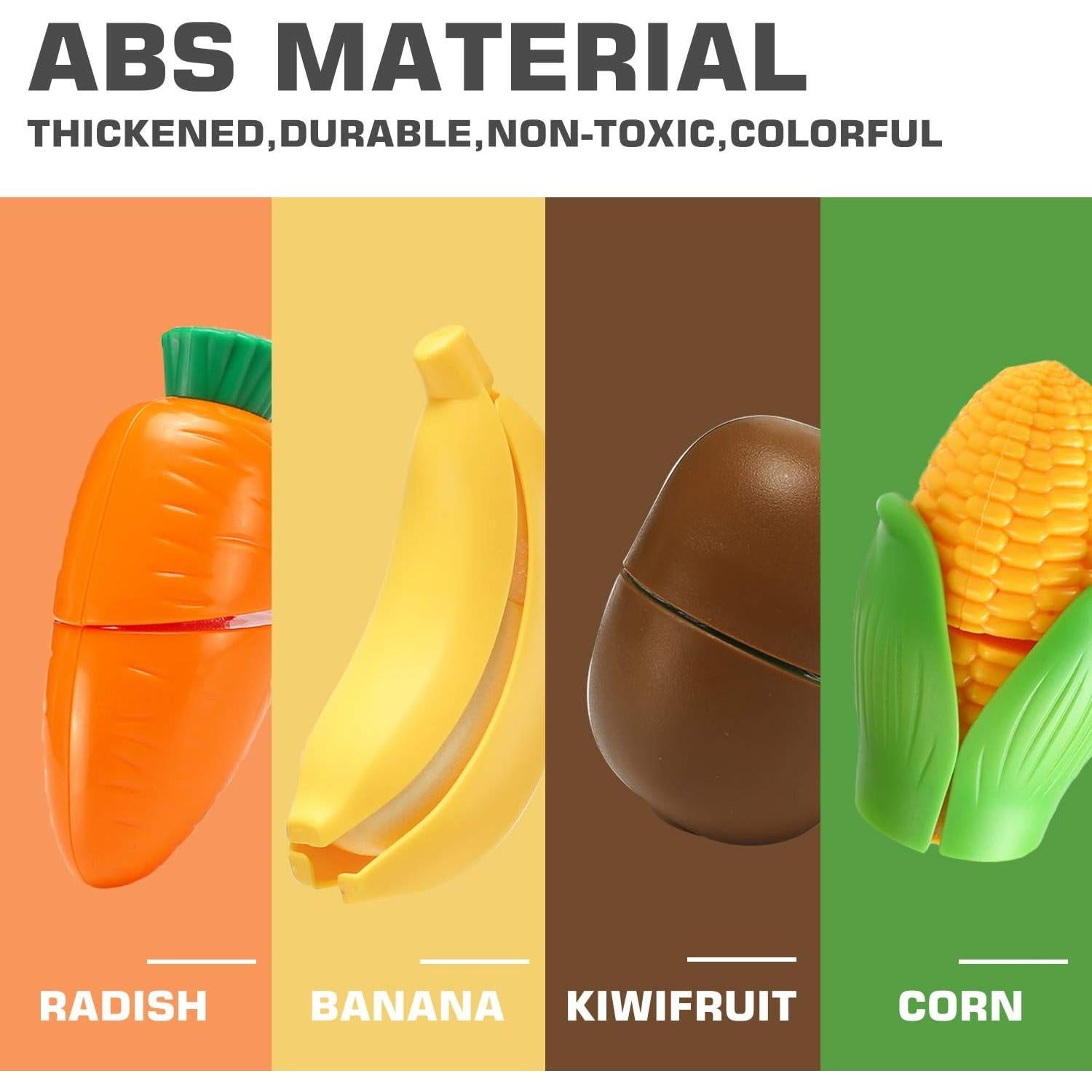 Juego de Comida de Corte 70 PCS LESUTER para Niños