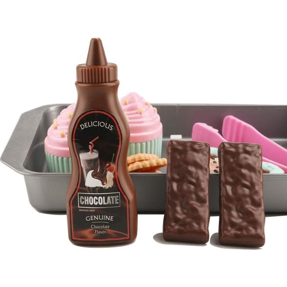 Juego de Comida de Juguete ELitao - 16 Piezas para Niños