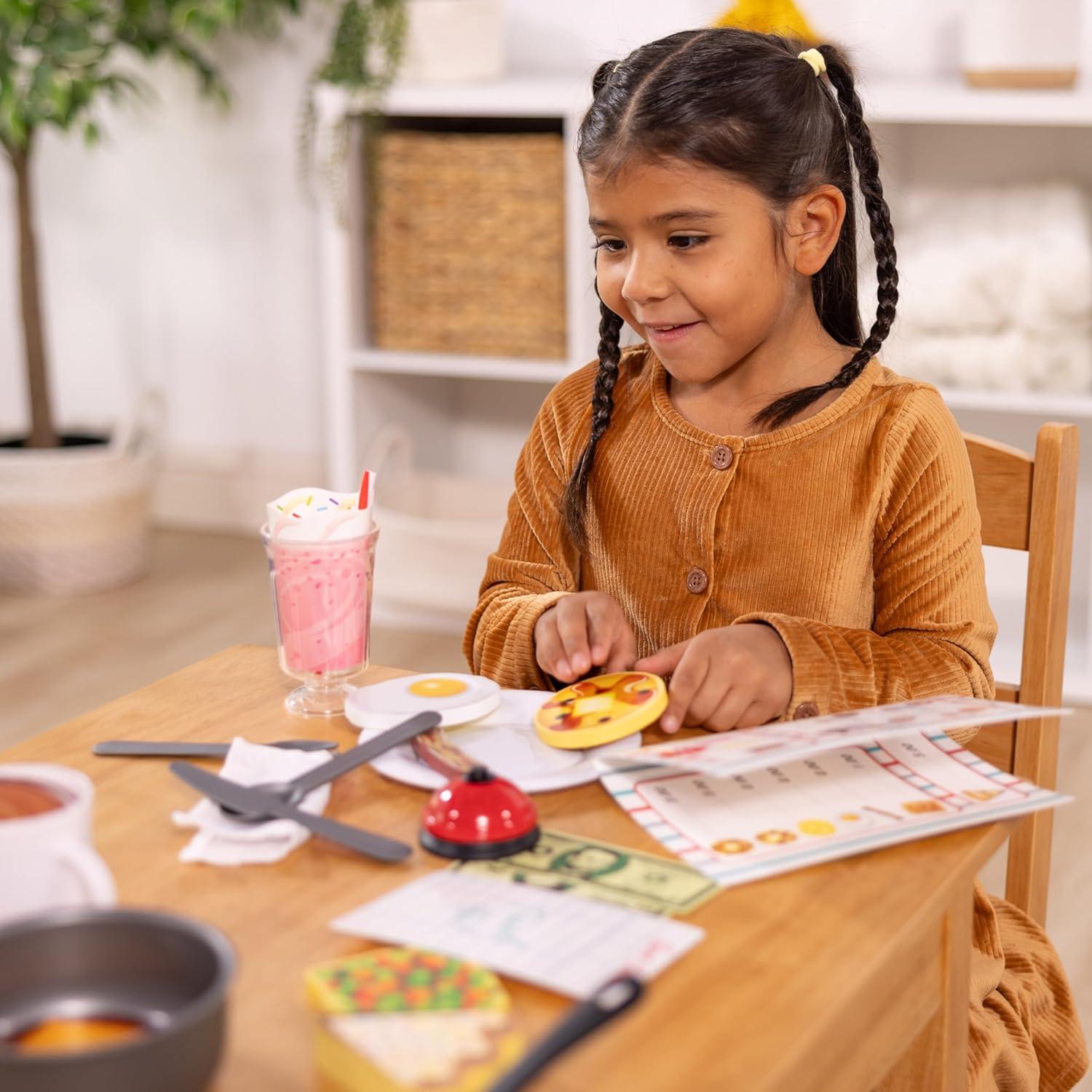 Juego de Restaurante Star Diner Melissa & Doug 41 Piezas