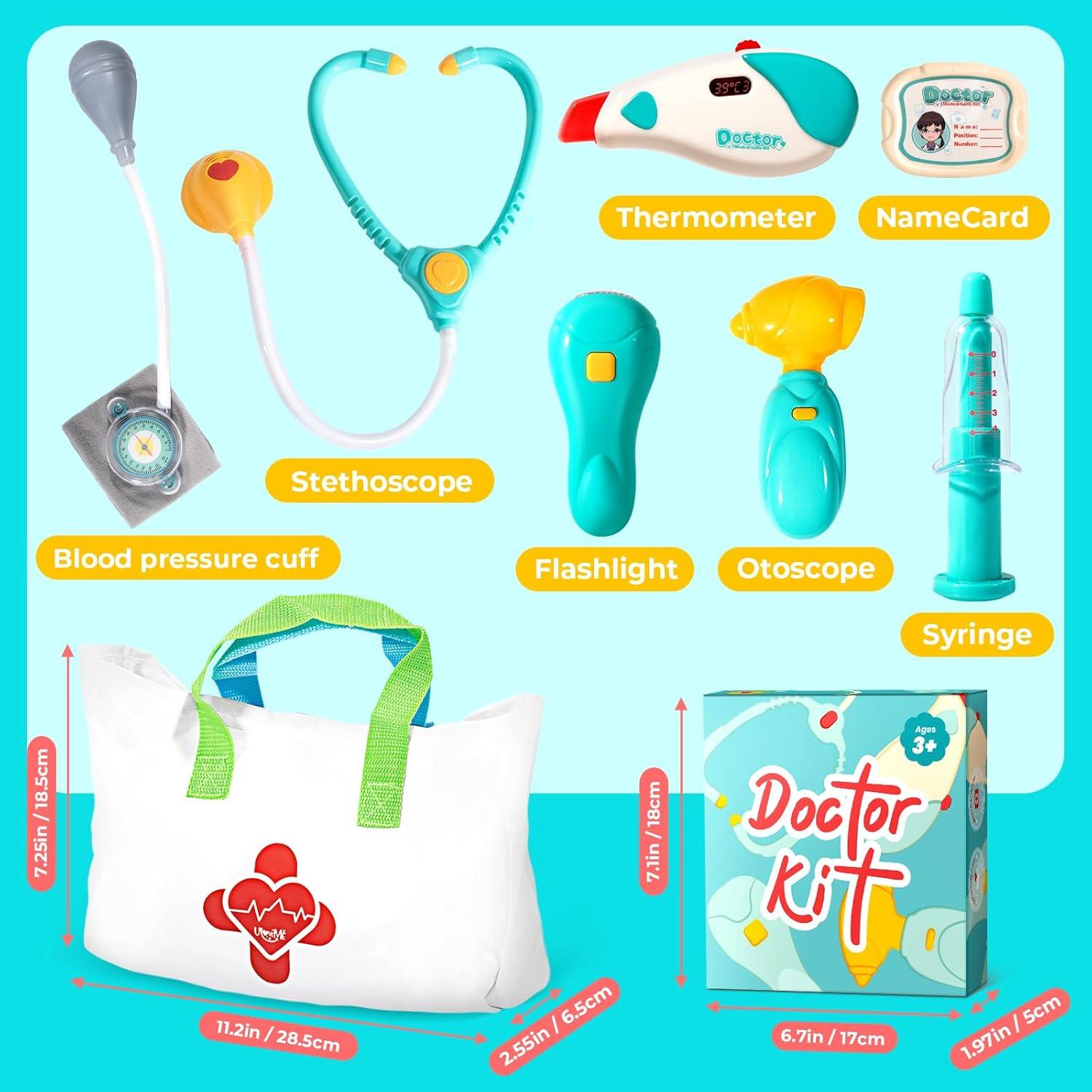 Kit Médico de Juego para Niños SHANTOU 3-6 Años Estetoscopio