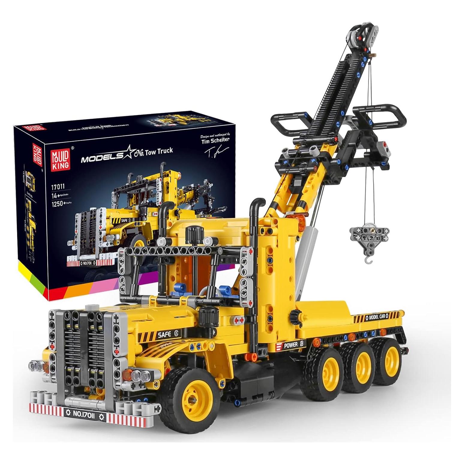 Mould King 17011 Camión de Remolque Pesado 1250 Piezas