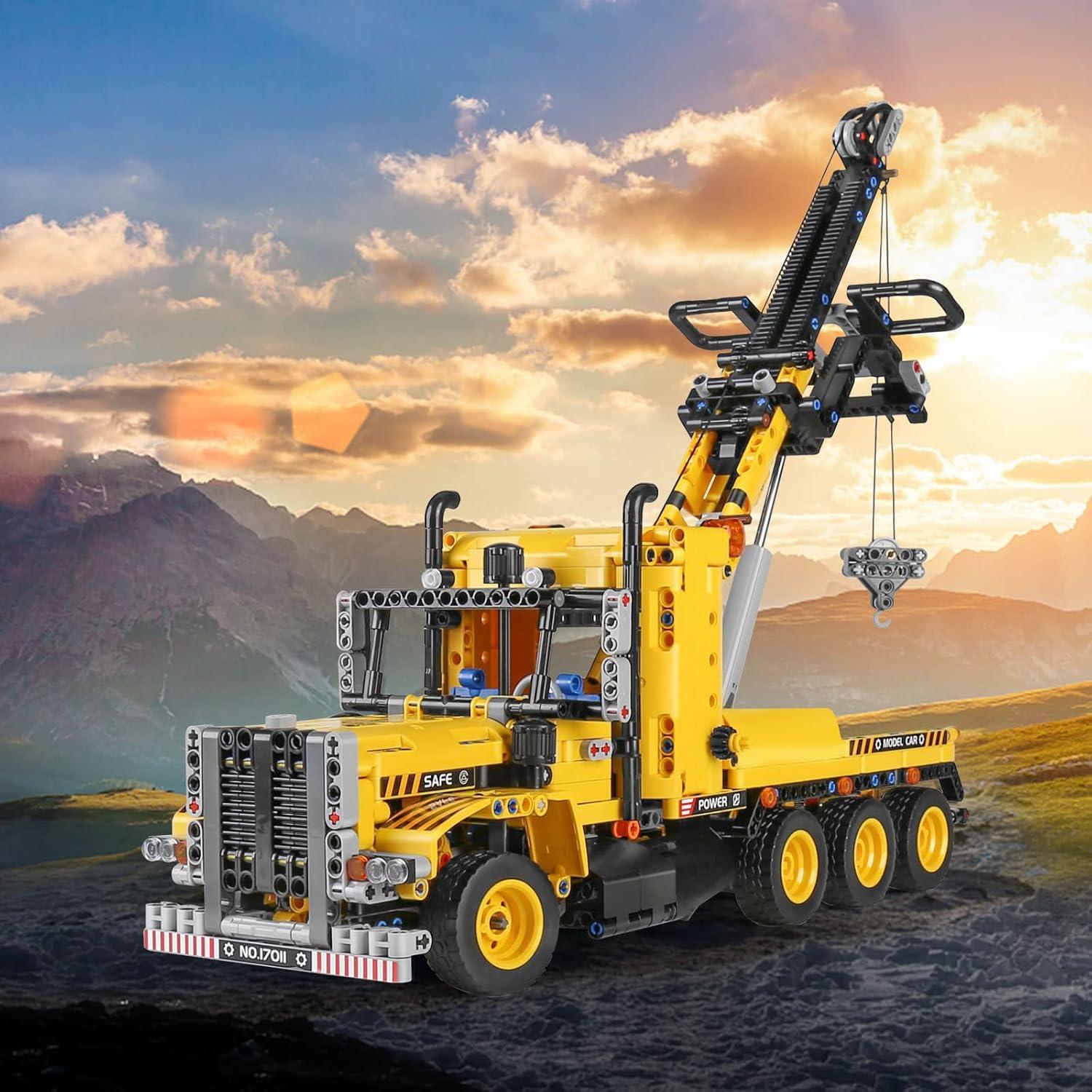 Mould King 17011 Camión de Remolque Pesado 1250 Piezas