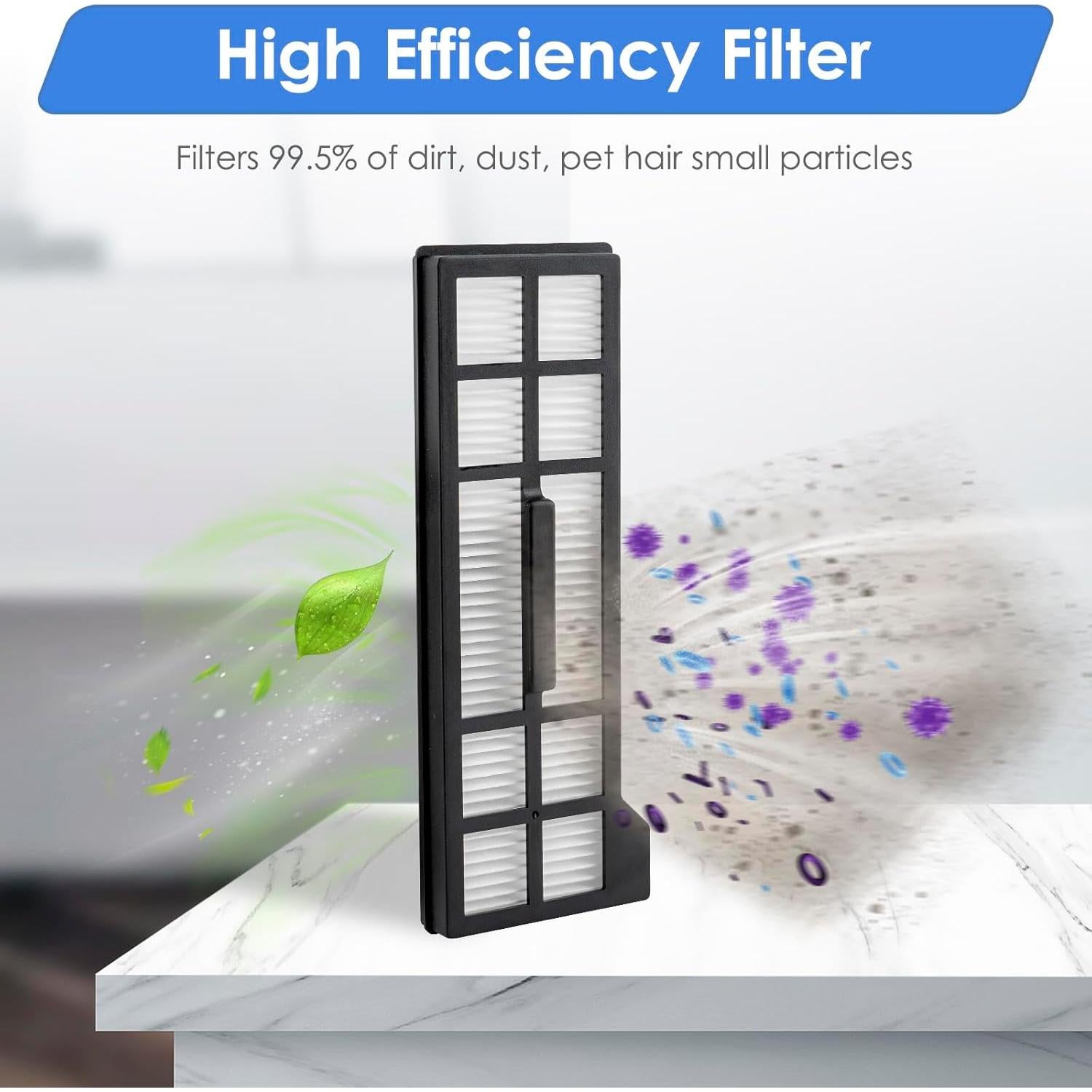 Kit de Accesorios FILTERIST para Aspiradora Eufy X10 Pro Omni