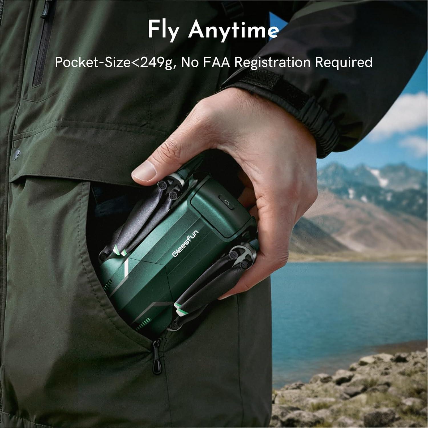 Drone Gleesfun G11MINI 4K con Cámara 8K y GPS - 246g