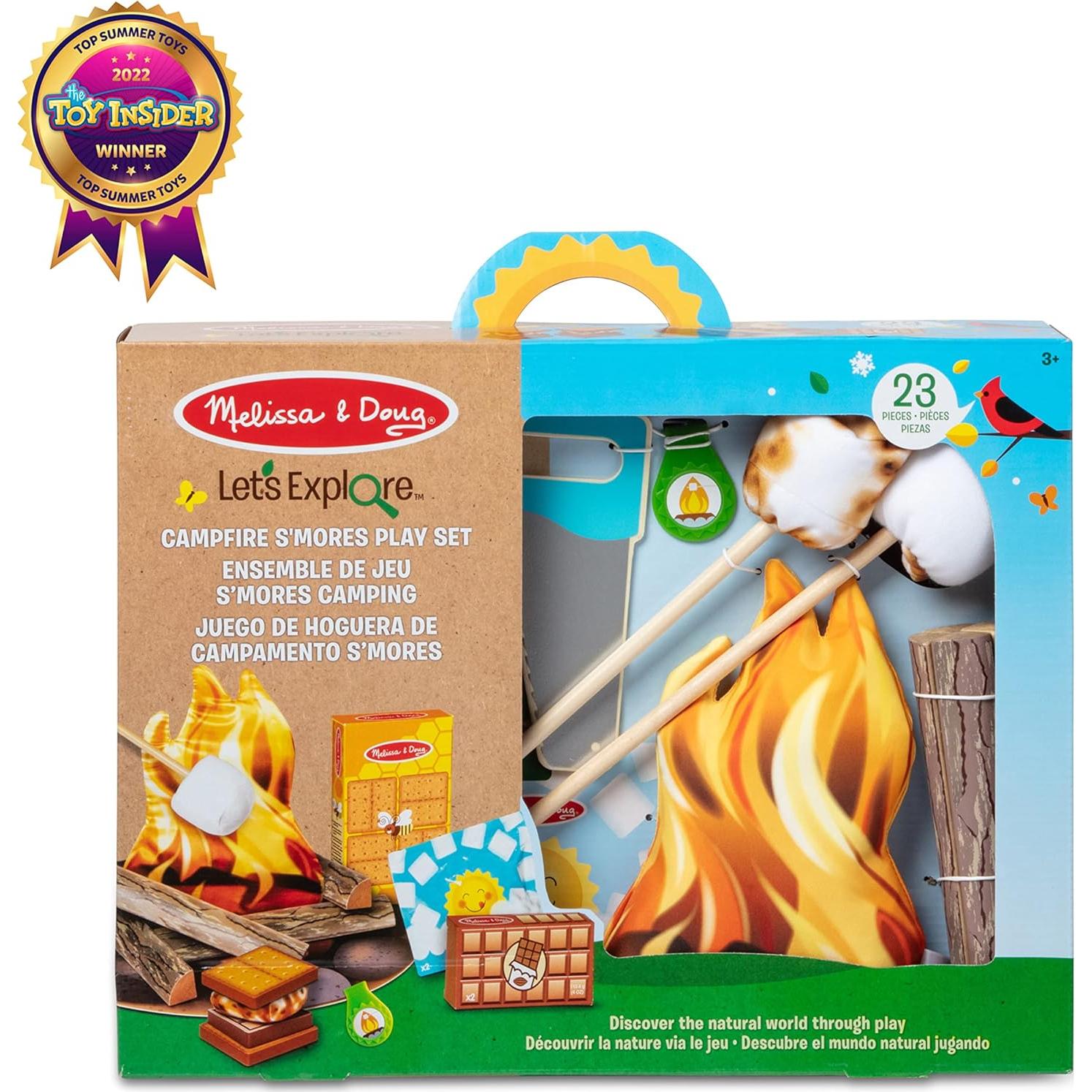 Juego de Fogata S'Mores Melissa & Doug 23 Piezas