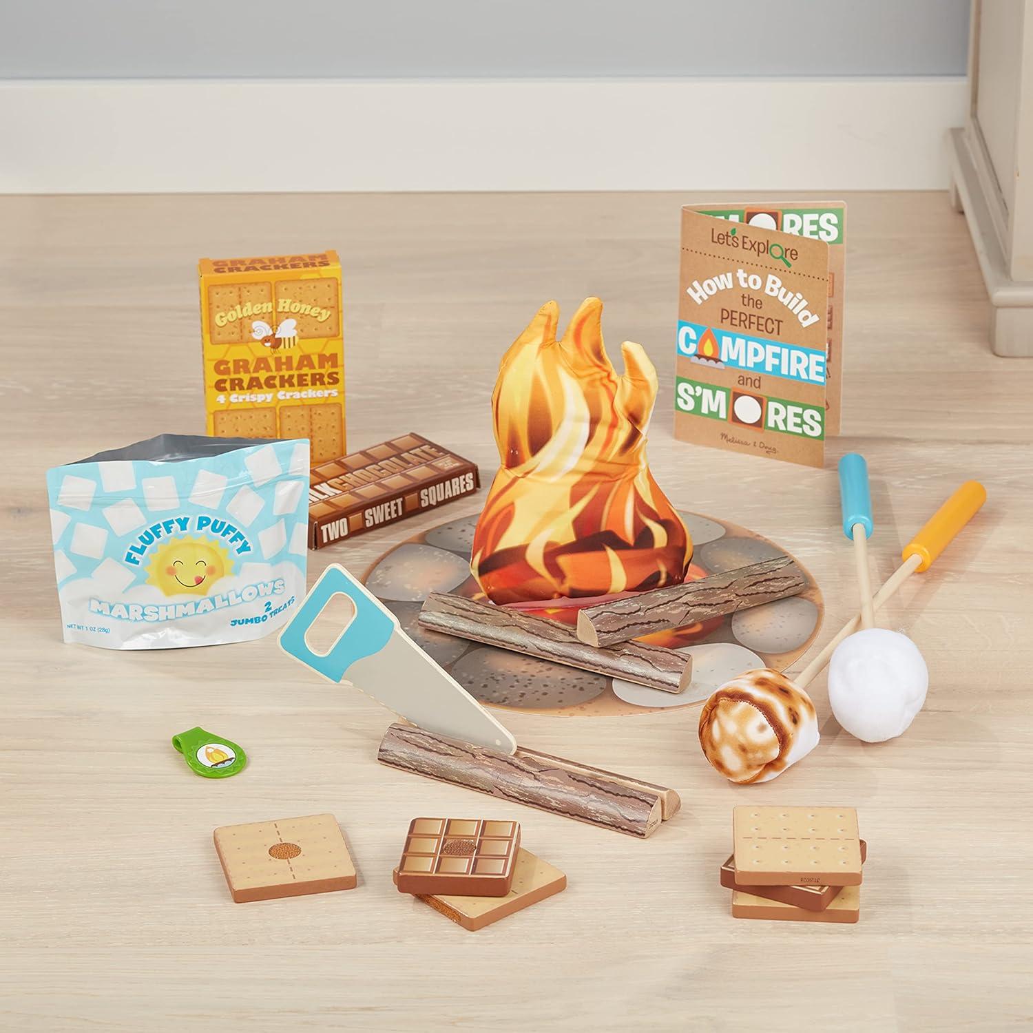 Juego de Fogata S'Mores Melissa & Doug 23 Piezas