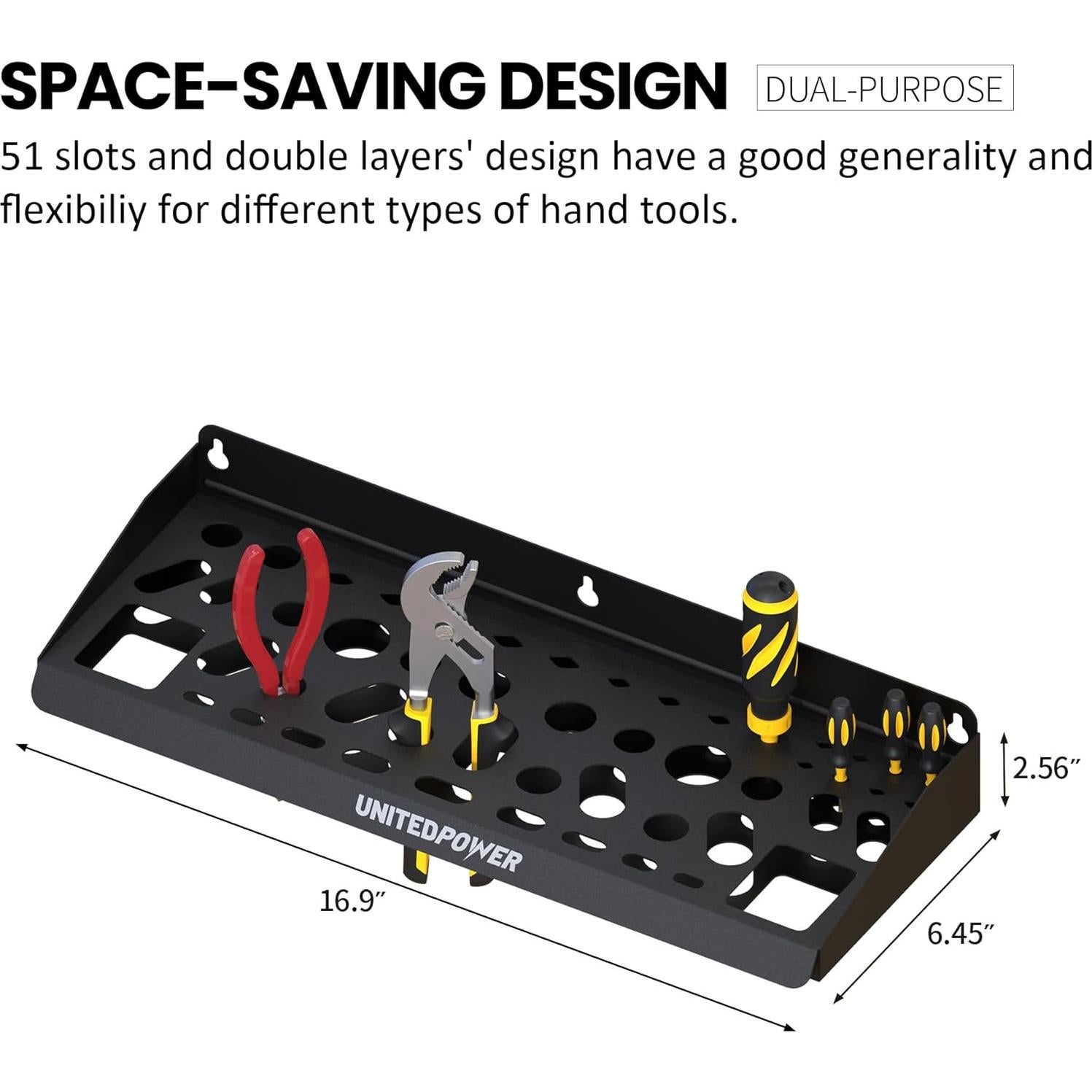 Soporte de Almacenamiento de Herramientas UNITIEDPOWER 51 Agujeros