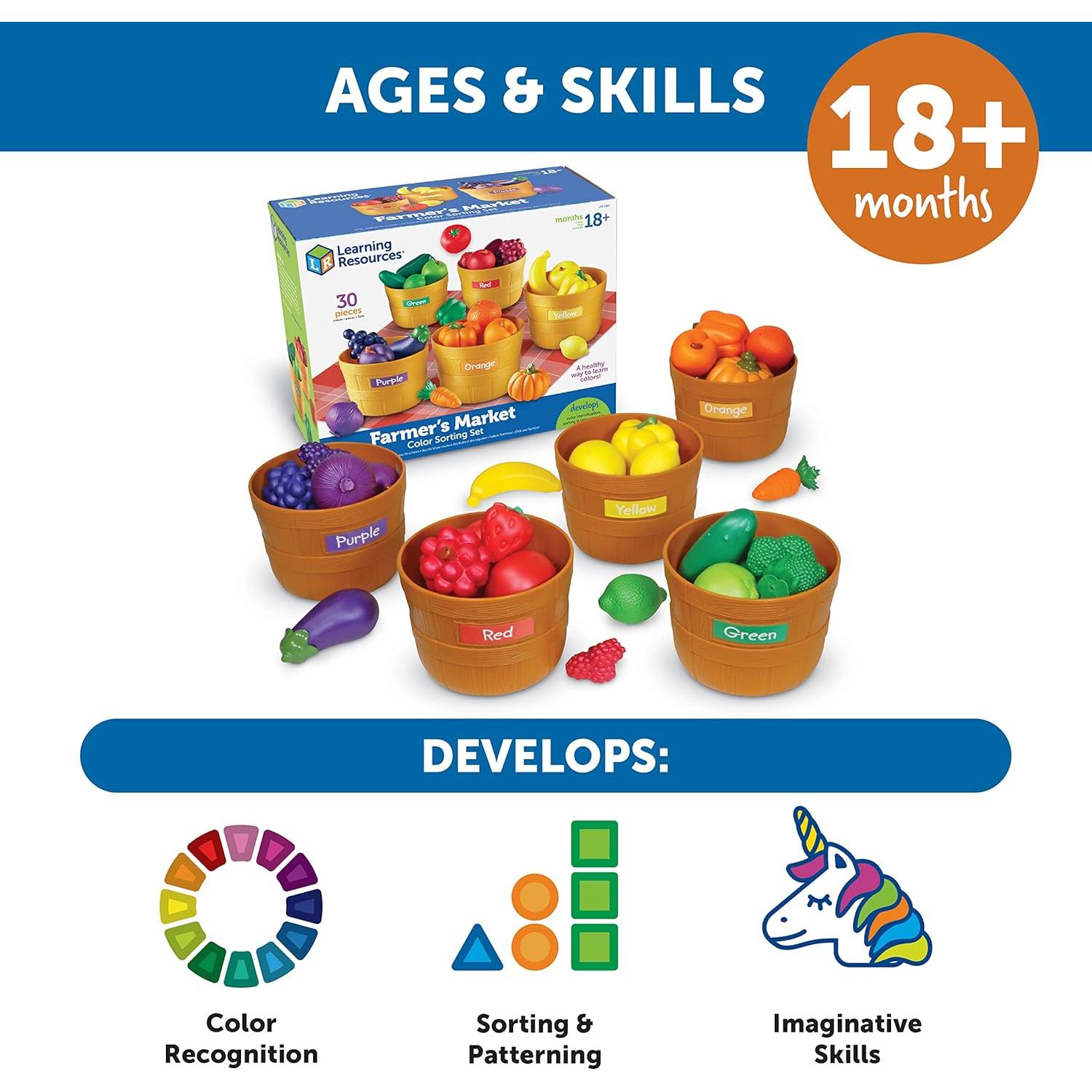 Juego de Clasificación de Colores Learning Resources 31 Piezas