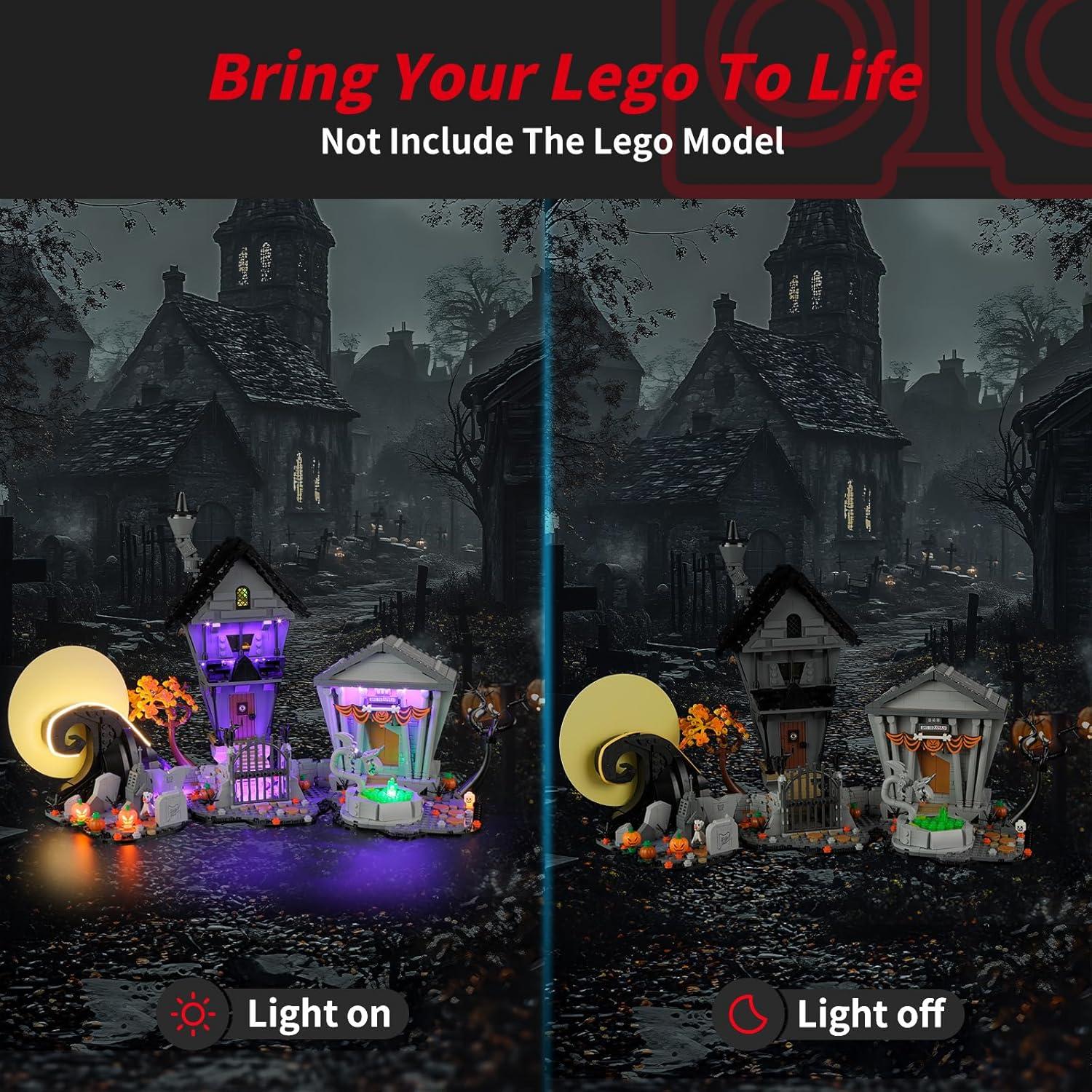 Kit de Luz LED BRIKSMAX para Lego 21351 El Extraño Mundo de Jack