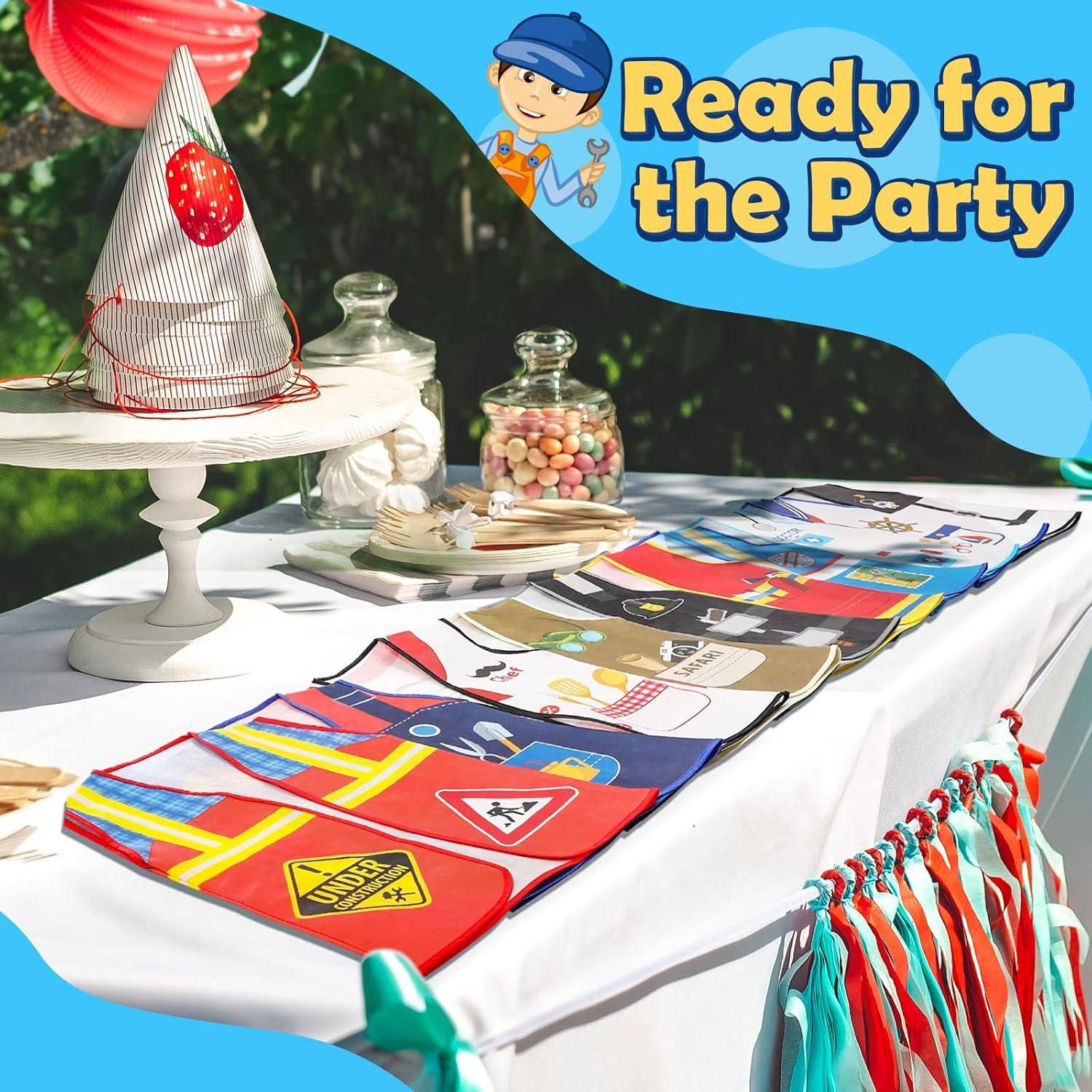 Geyoga 10 Chalecos de Disfraz para Niños 3-5 Años