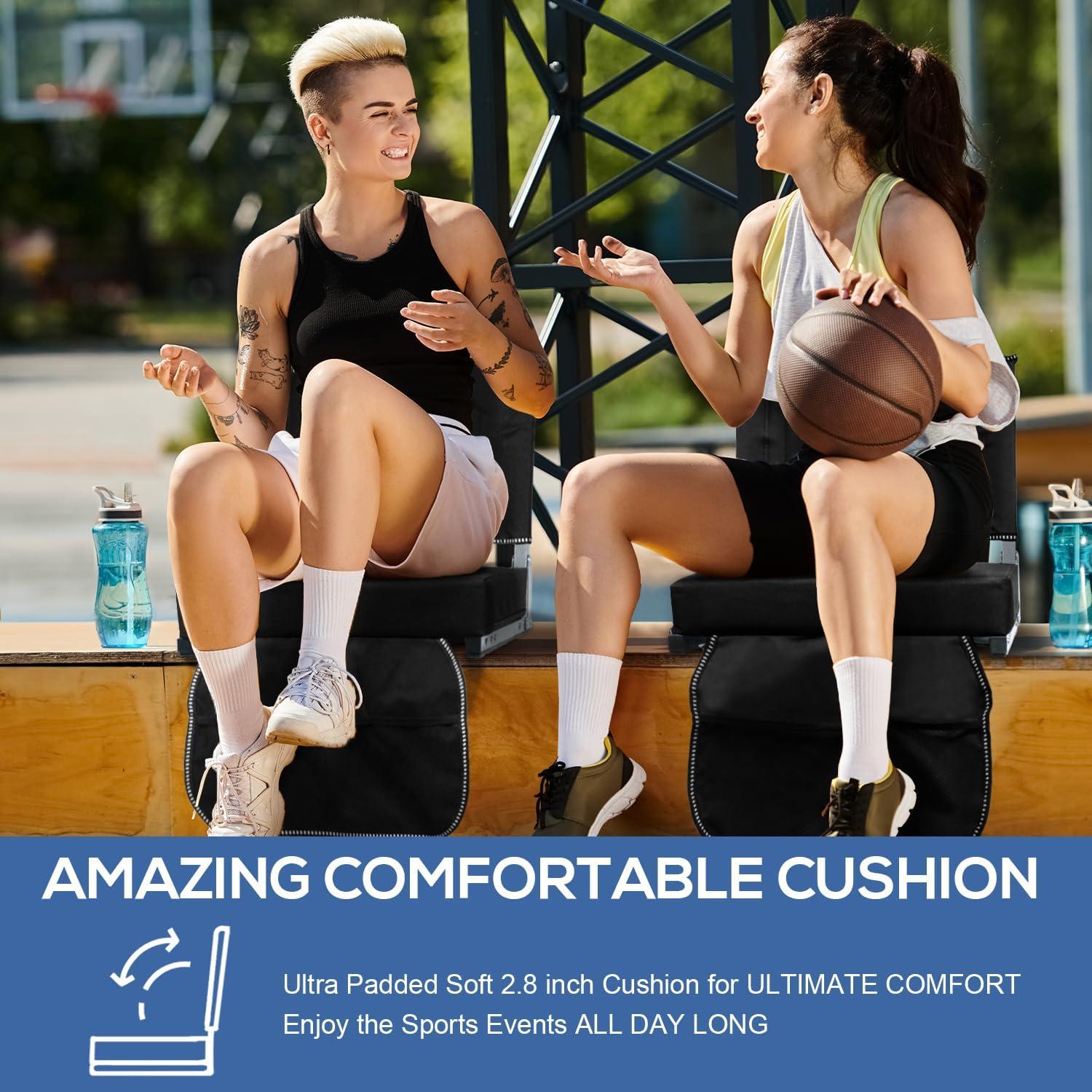 Asiento de Estadio Plegable SAILARY VS24SDC01-01BK Negro