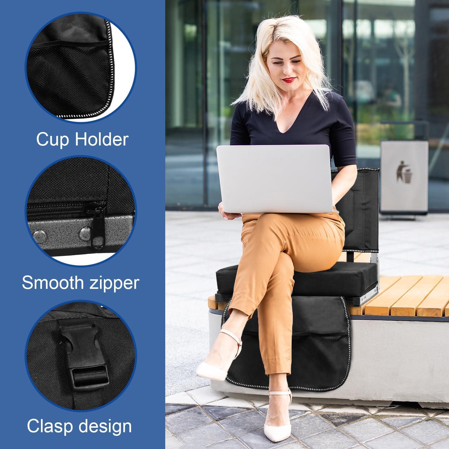 Asiento de Estadio Plegable SAILARY VS24SDC01-01BK Negro