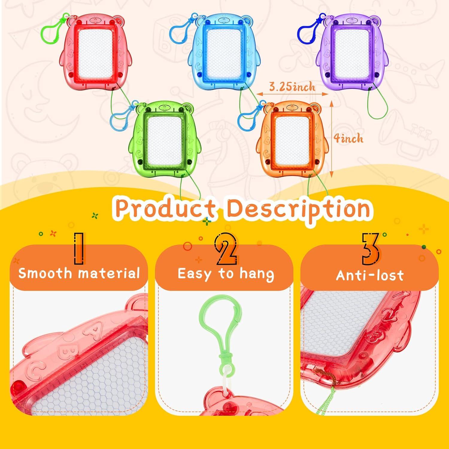 Outus 24 Mini Tableros de Dibujo Magnéticos para Niños Oso