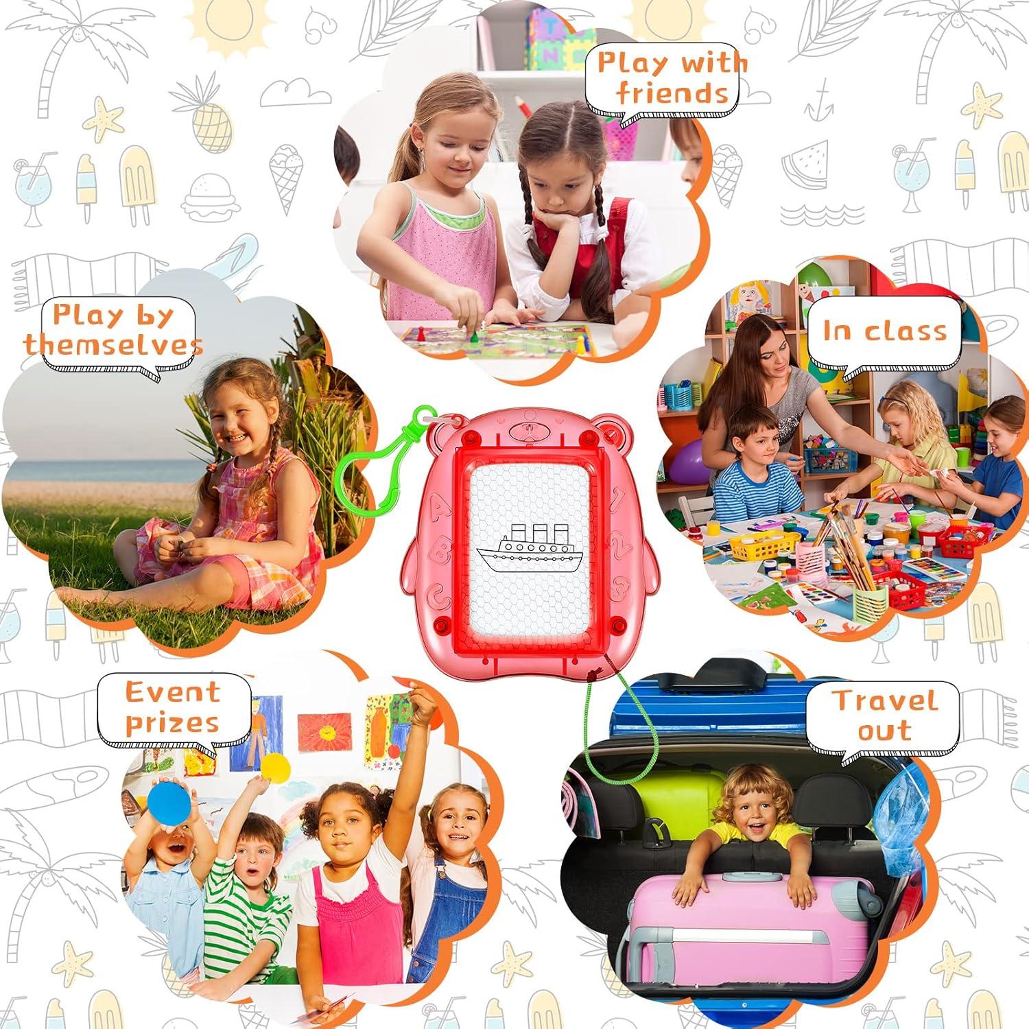 Outus 24 Mini Tableros de Dibujo Magnéticos para Niños Oso