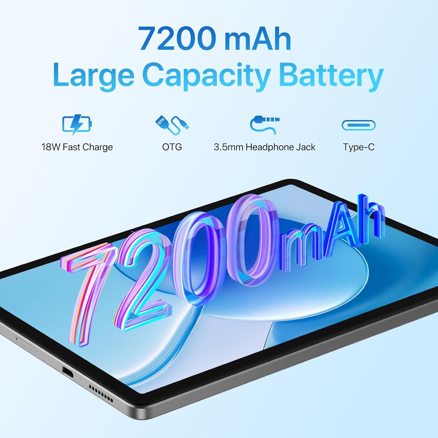 Tableta UMIDIGI G9 Tab 11" Android 14 8GB+256GB Gris