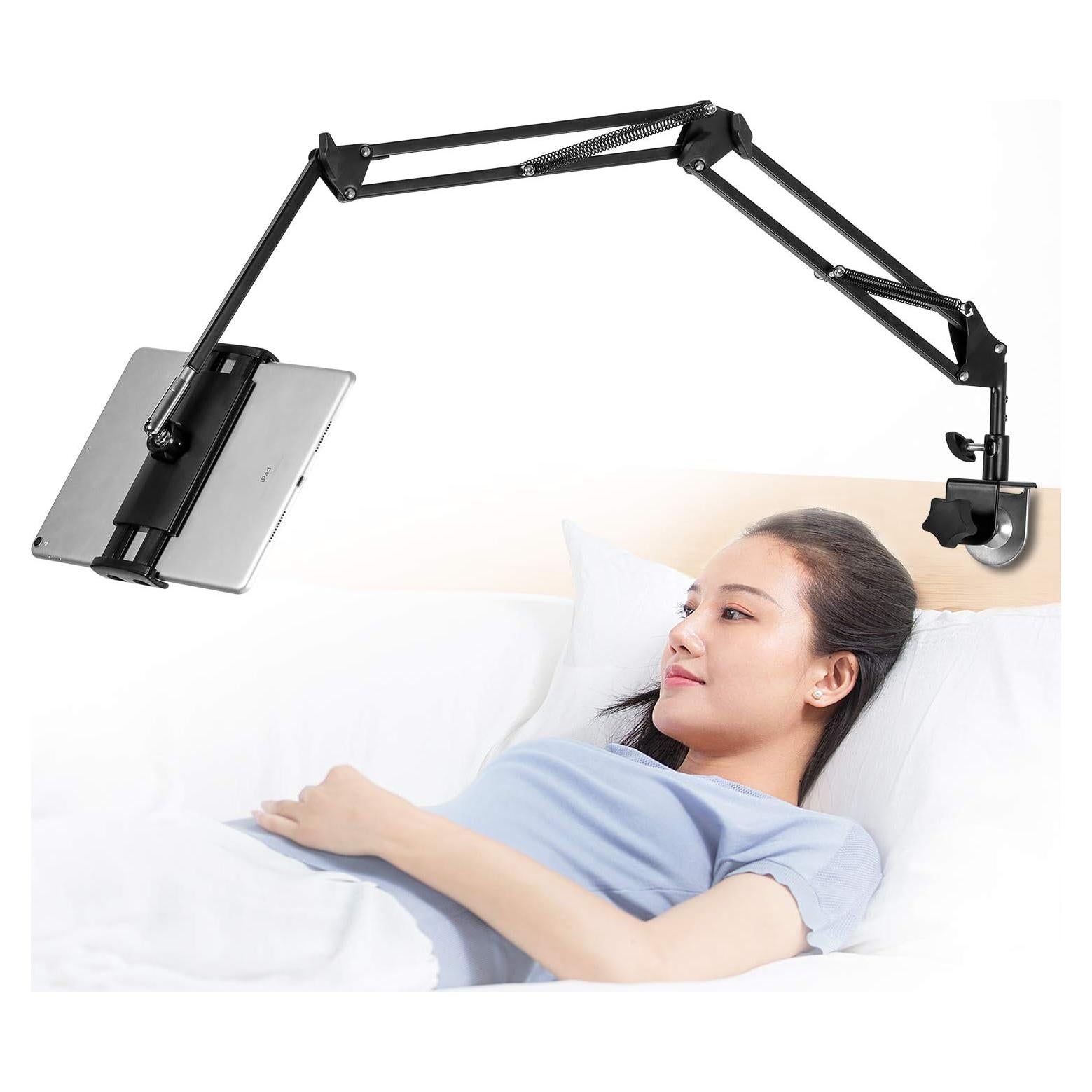 Soporte de Tableta Ajustable HANGTIAN-1 Plegable 360° Negro