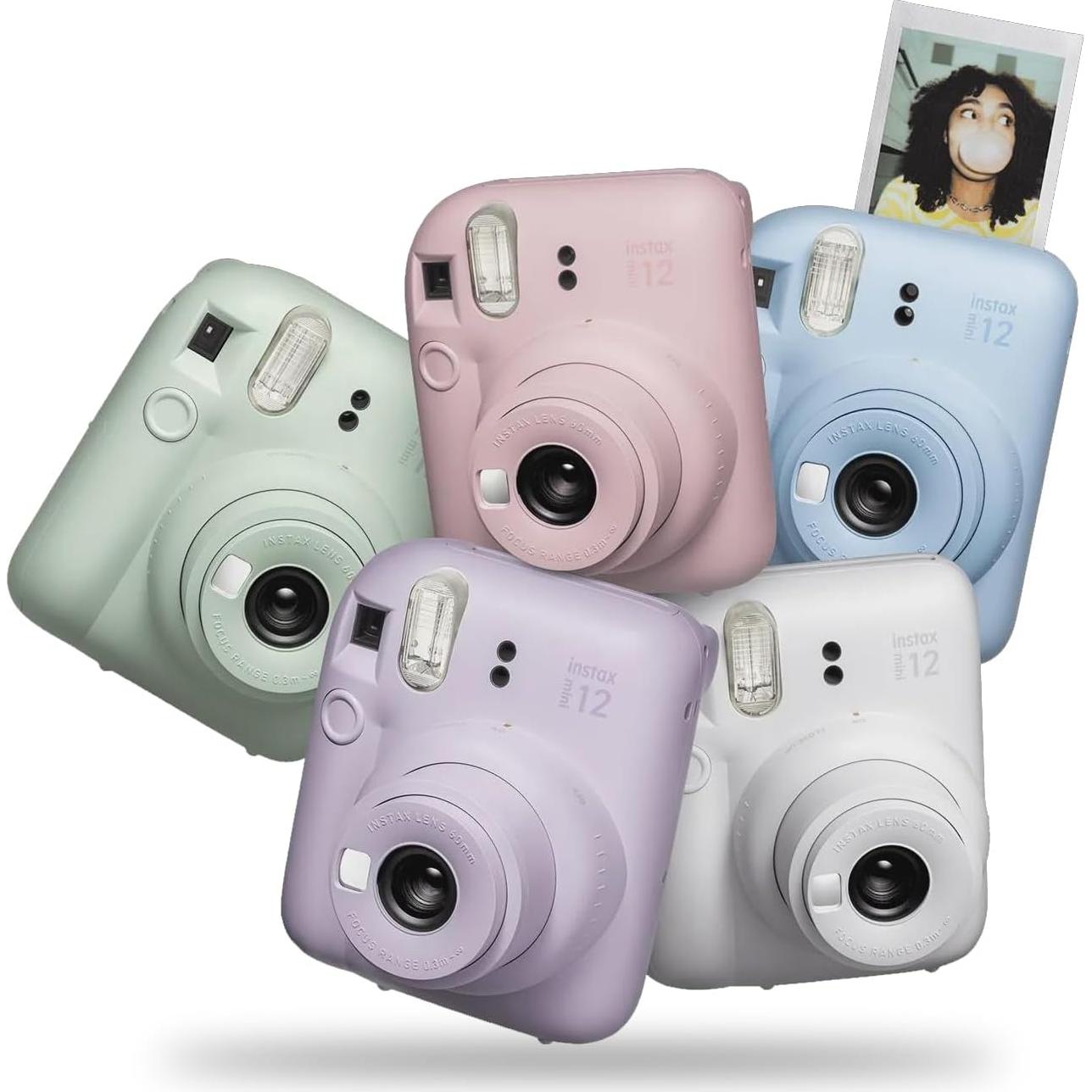 Cámara Instantánea Fujifilm Instax Mini 12 Rosa + 50 Hojas