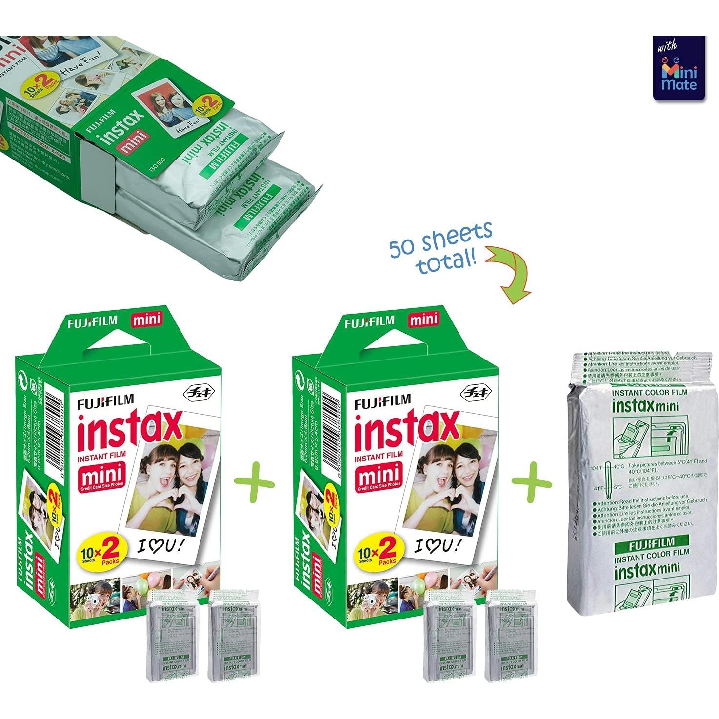 Cámara Instantánea Fujifilm Instax Mini 12 Rosa + 50 Hojas