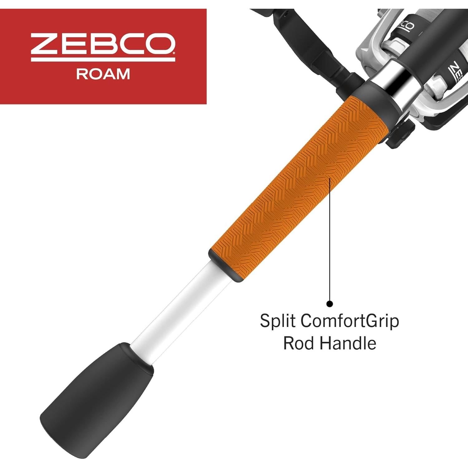 Combo de caña de pescar Zebco Roam 1.83m y carrete 20