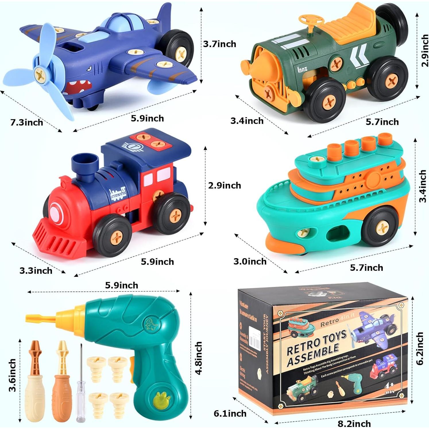 Juguete de Construcción Eléctrico DICROON PZ-01 para Niños 3+