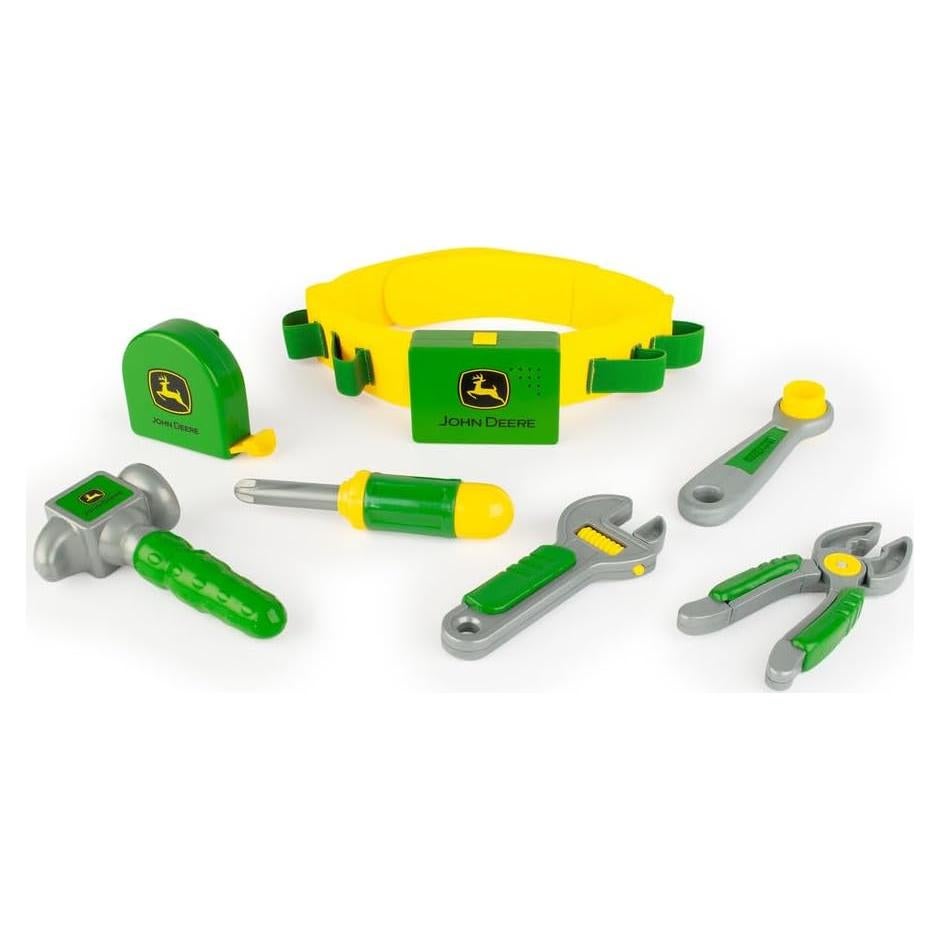 Cinturón de herramientas John Deere para niños - 7 piezas