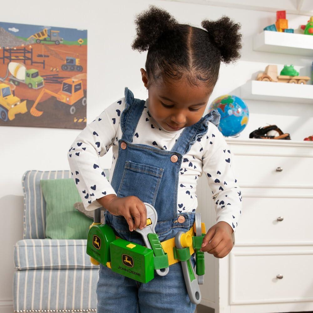Cinturón de herramientas John Deere para niños - 7 piezas