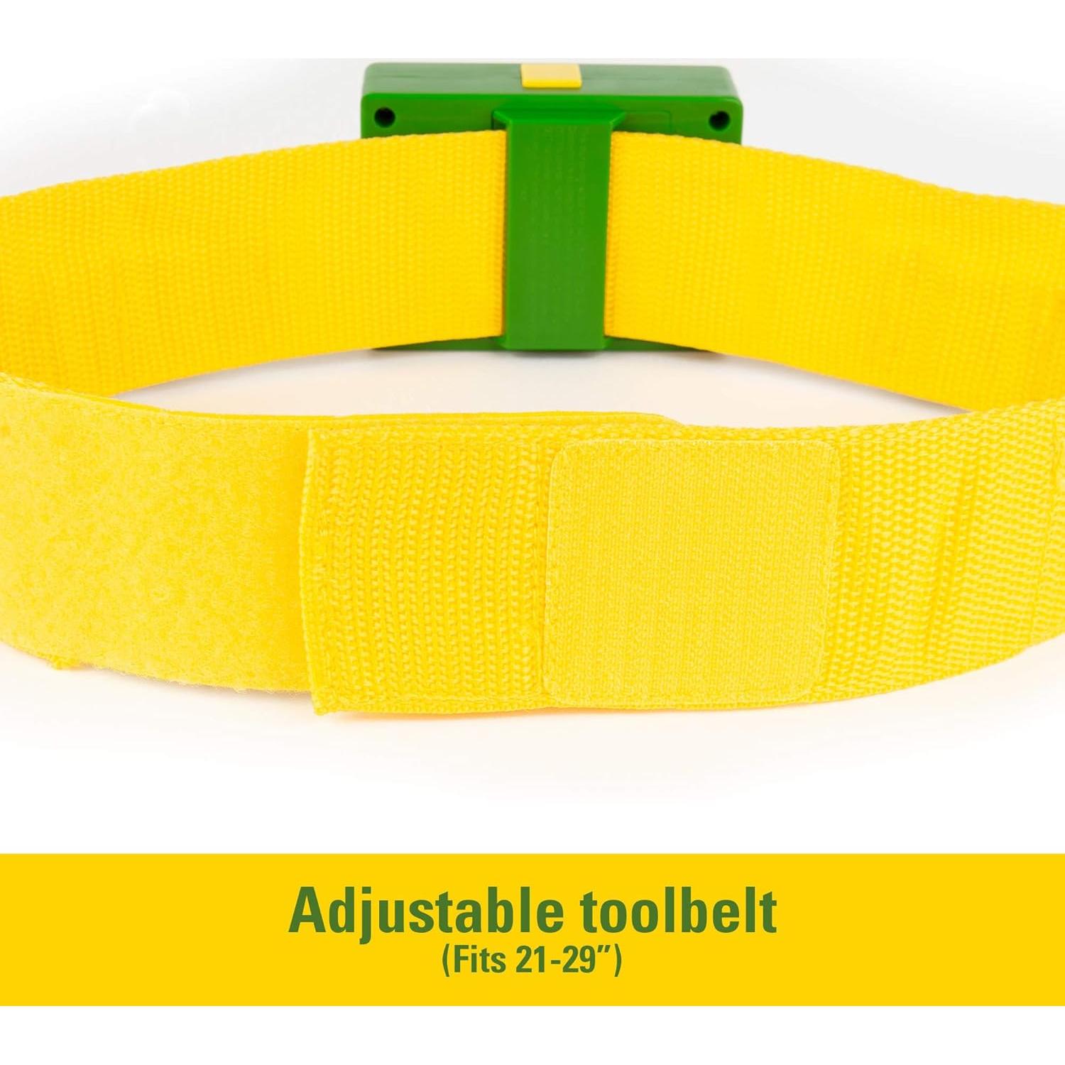 Cinturón de herramientas John Deere para niños - 7 piezas