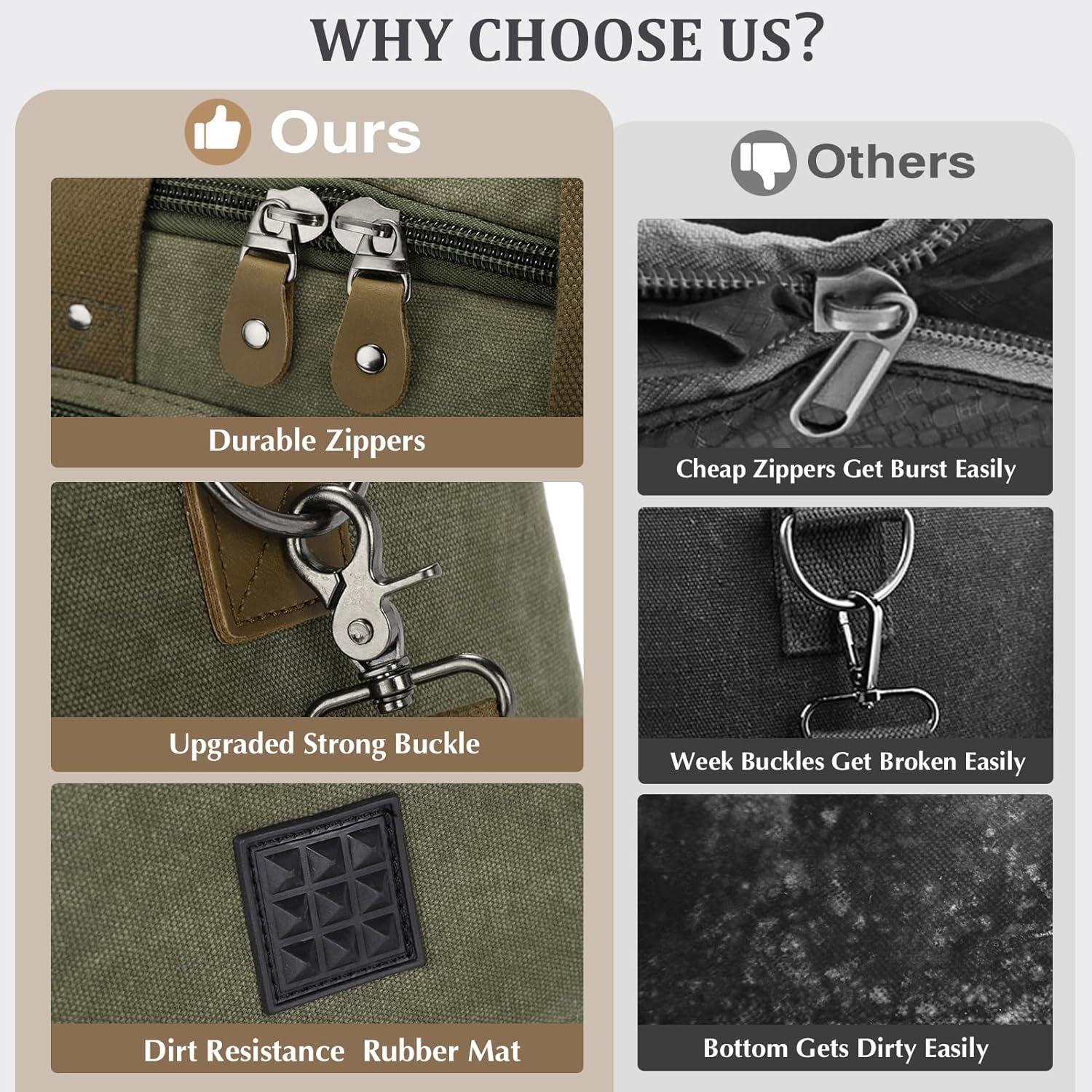 Bolsa de Lona Gonex 50L Expandible Resistente al Agua