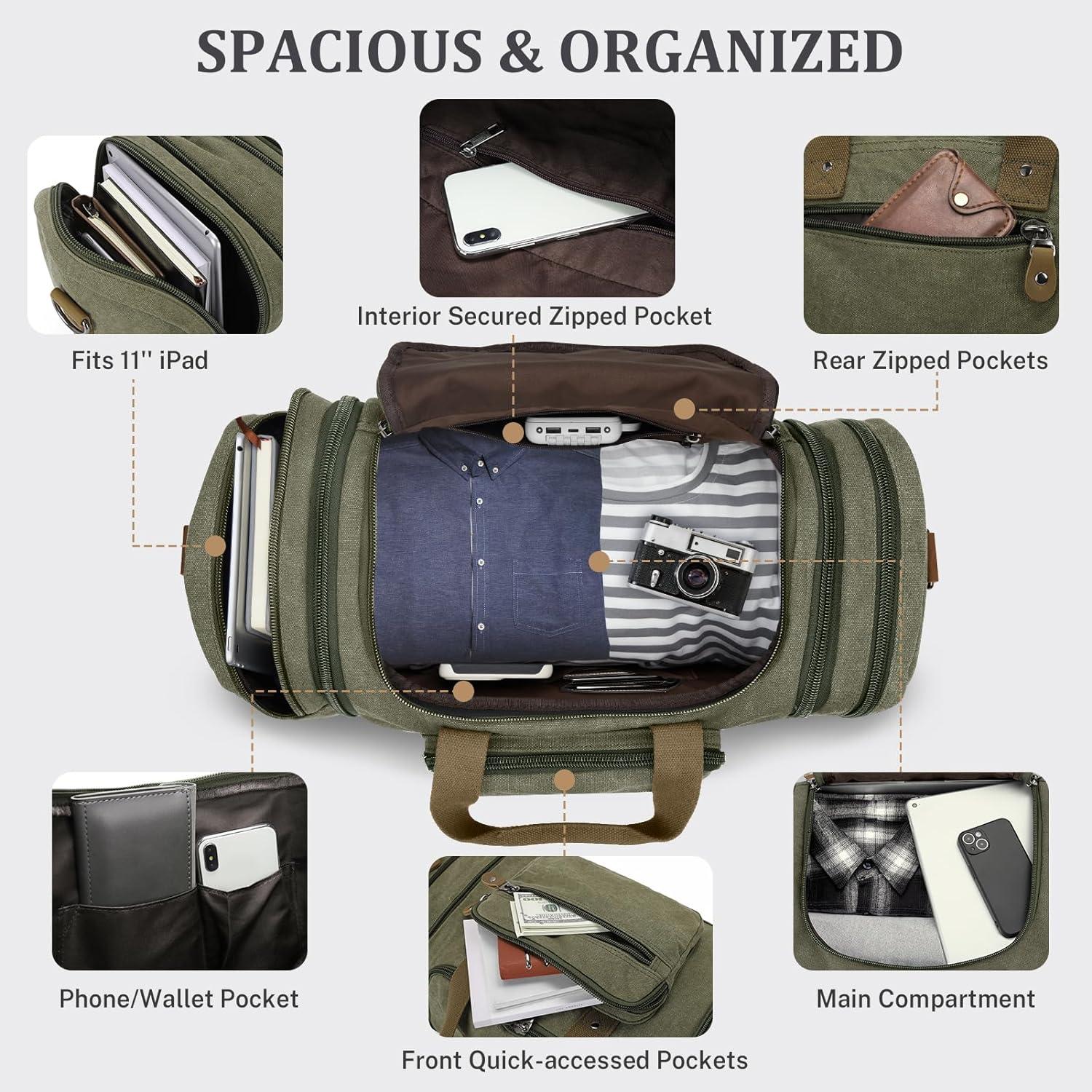 Bolsa de Lona Gonex 50L Expandible Resistente al Agua