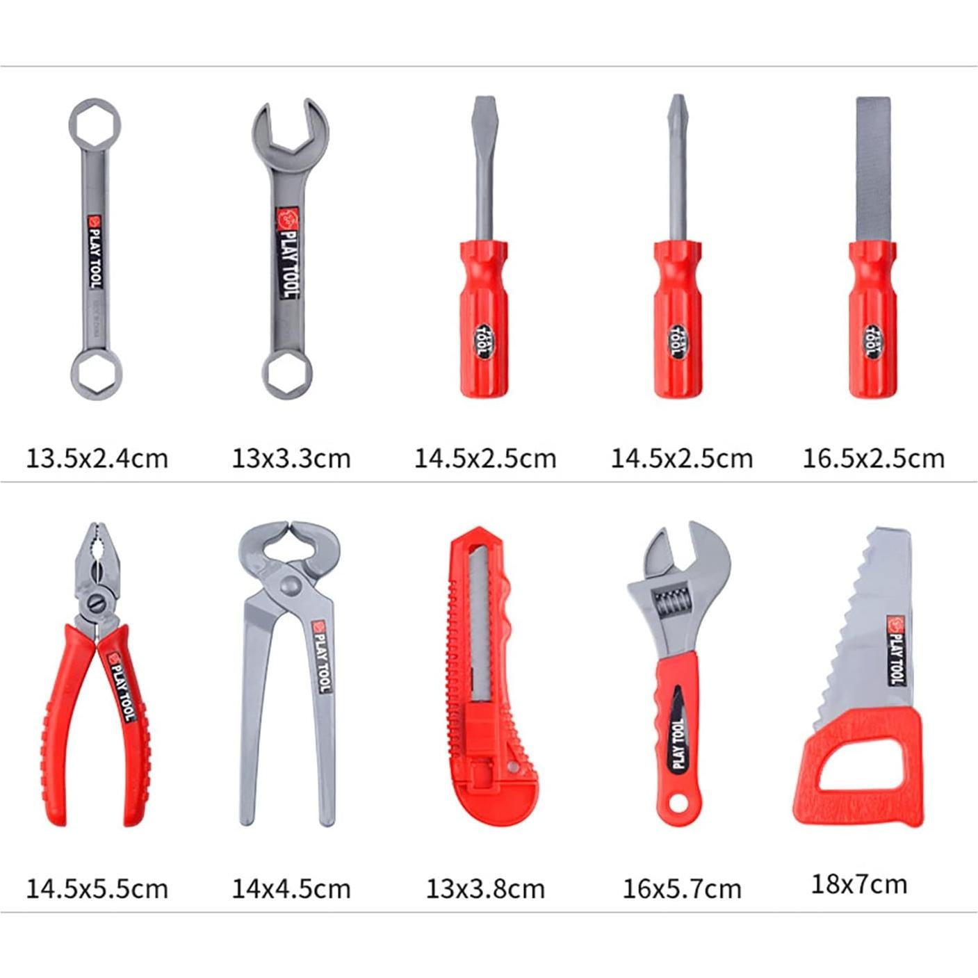 Juego de Herramientas para Niños Winbar 55 Pcs Educativo