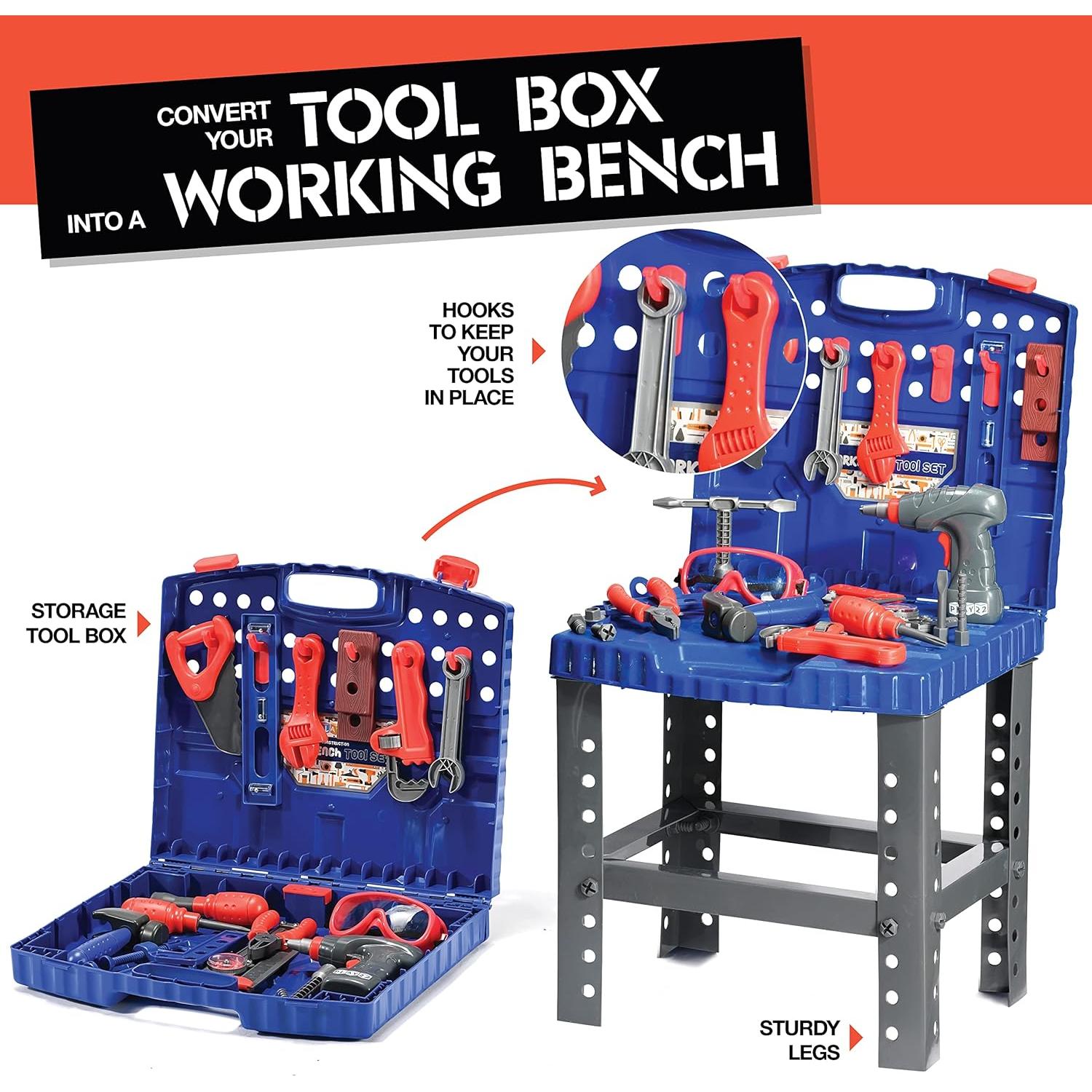 Juego de Herramientas Play22 para Niños 76 Piezas