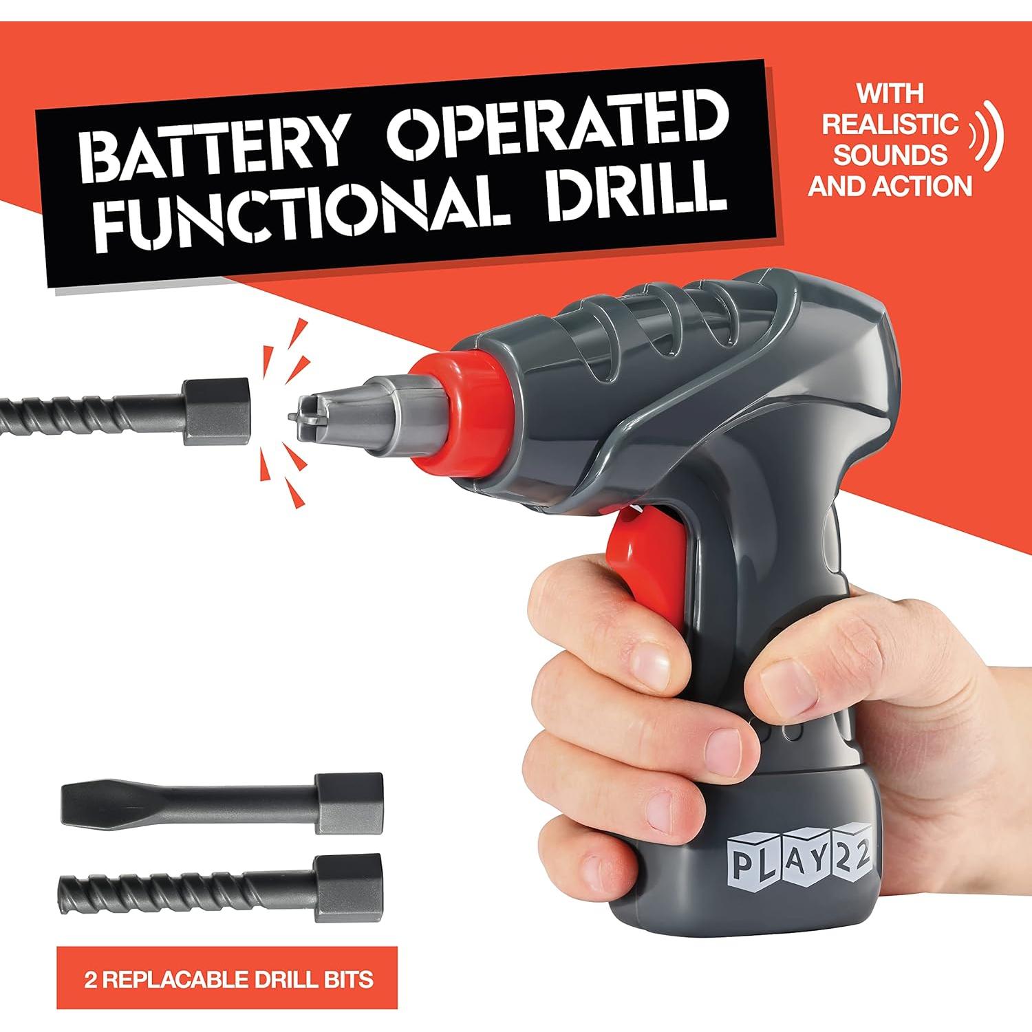 Juego de Herramientas Play22 para Niños 76 Piezas