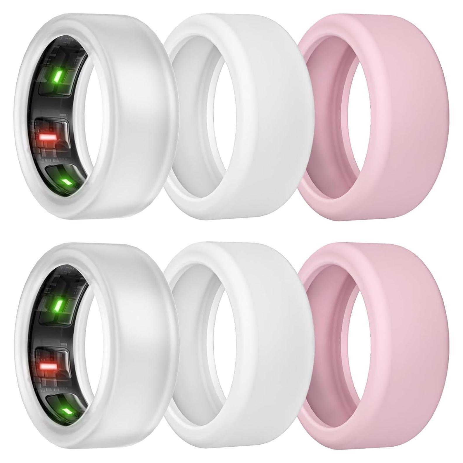 Cubierta de Silicona para Anillo UltraHuman y Oura Gen 3/4 - 6 Piezas