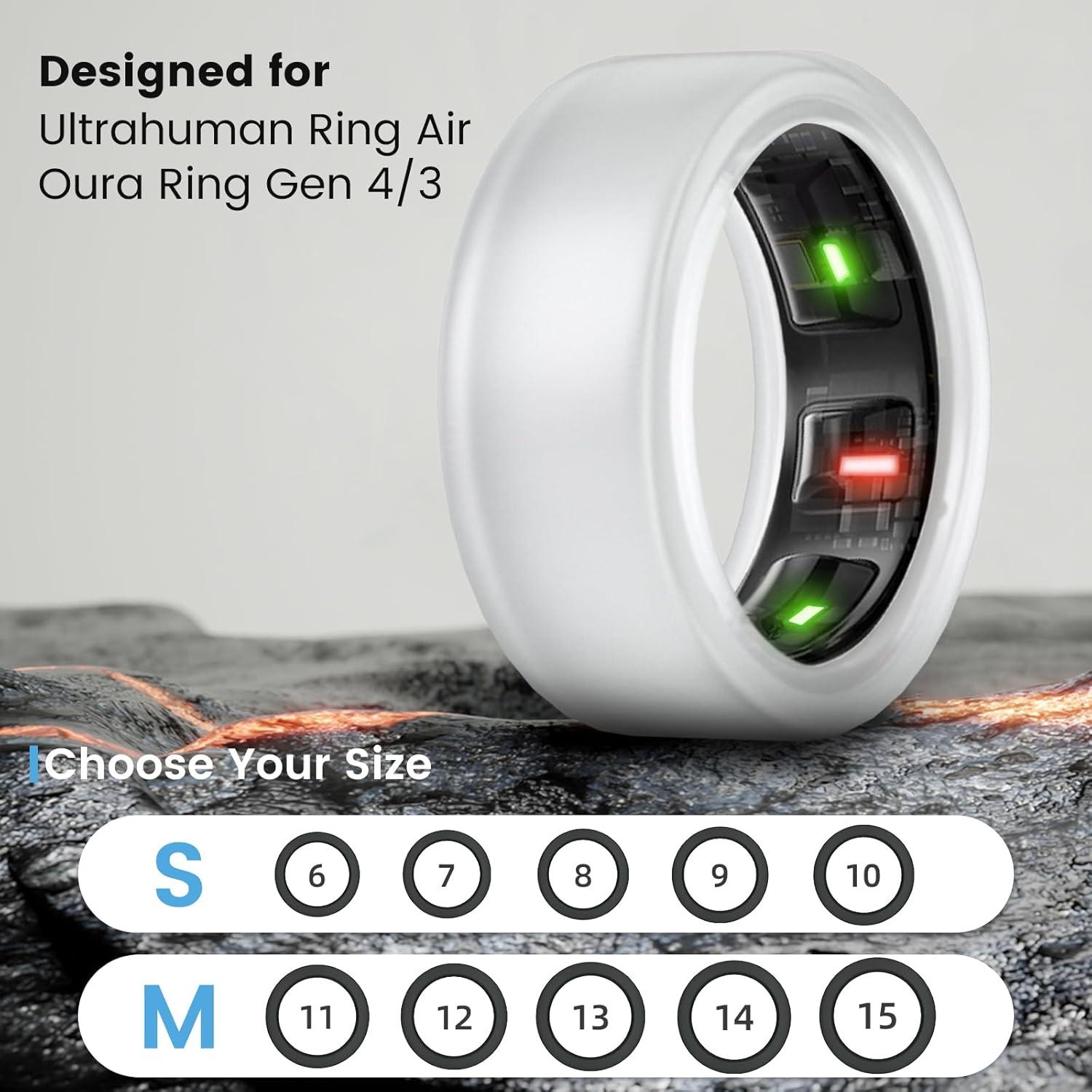 Cubierta de Silicona para Anillo UltraHuman y Oura Gen 3/4 - 6 Piezas