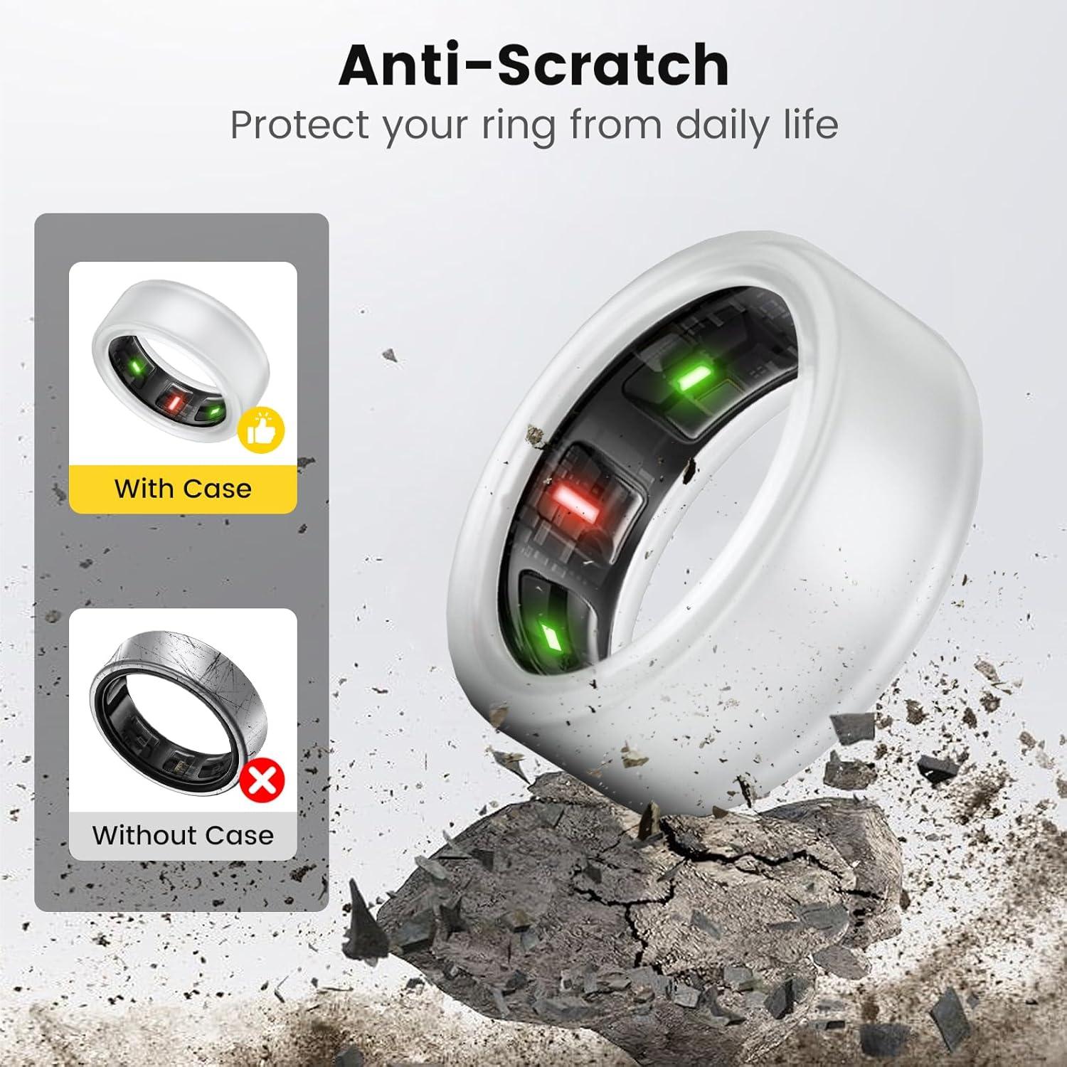 Cubierta de Silicona para Anillo UltraHuman y Oura Gen 3/4 - 6 Piezas