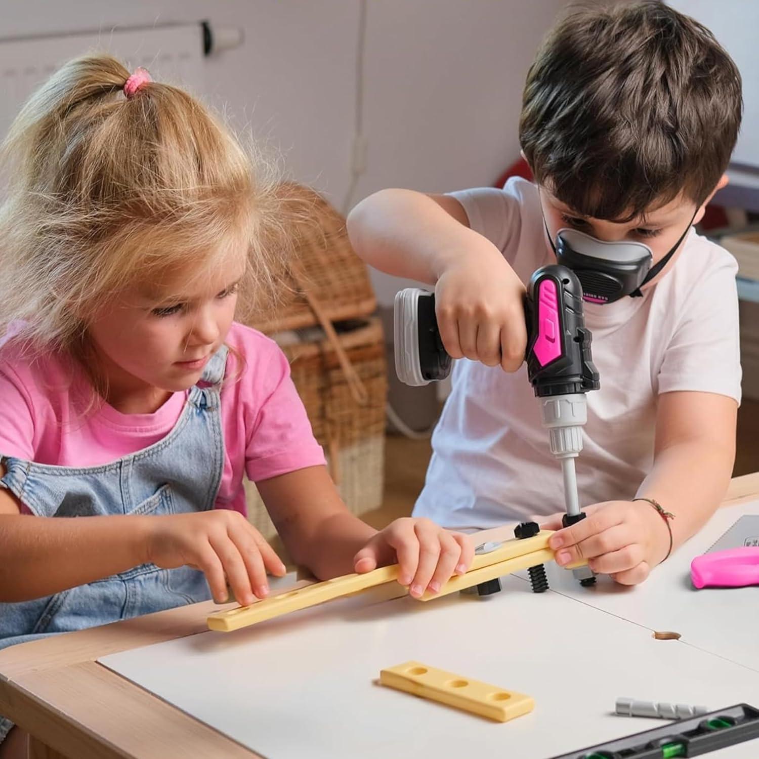 Juego de Herramientas para Niños TOMLEON con Maletín 22.86 cm