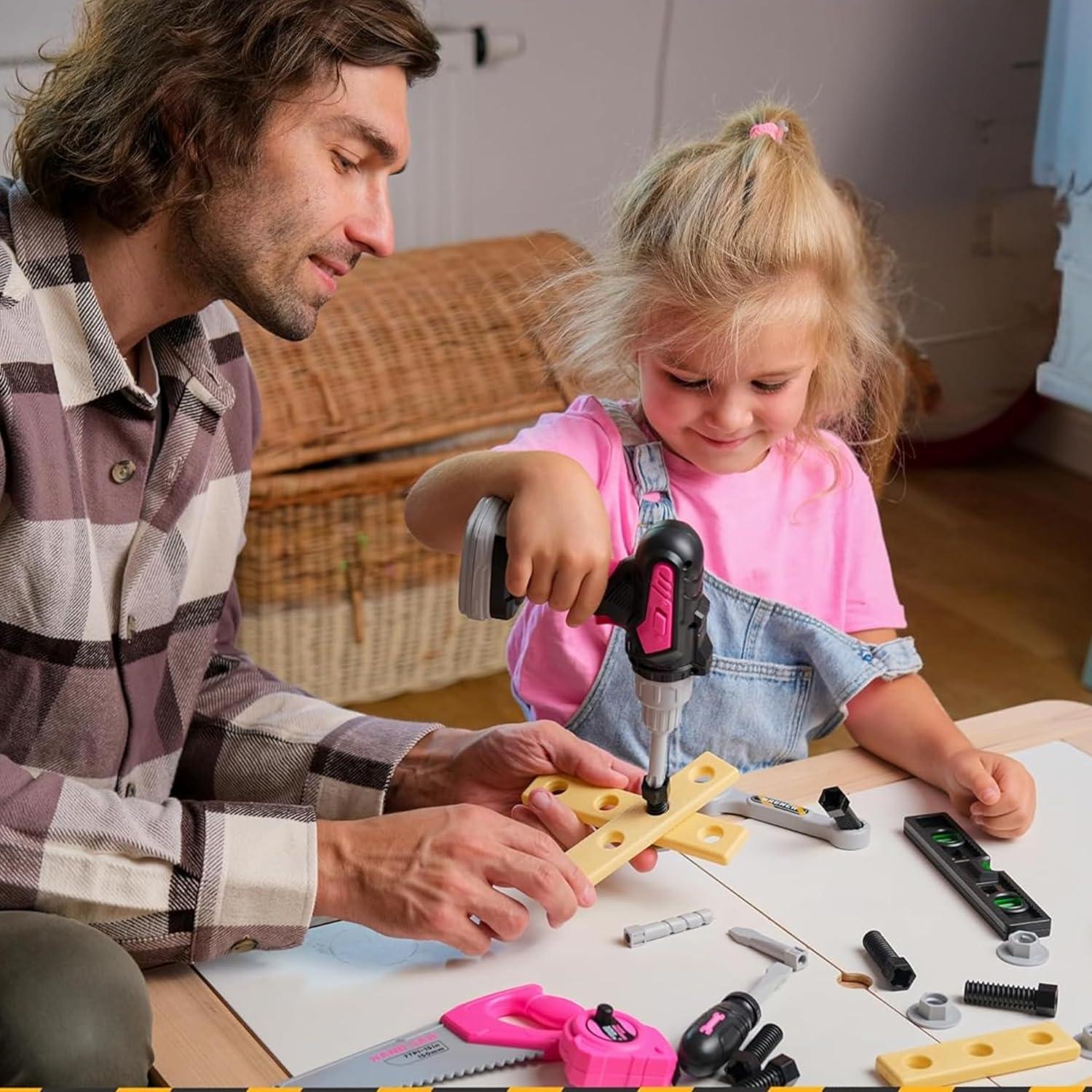 Juego de Herramientas para Niños TOMLEON con Maletín 22.86 cm