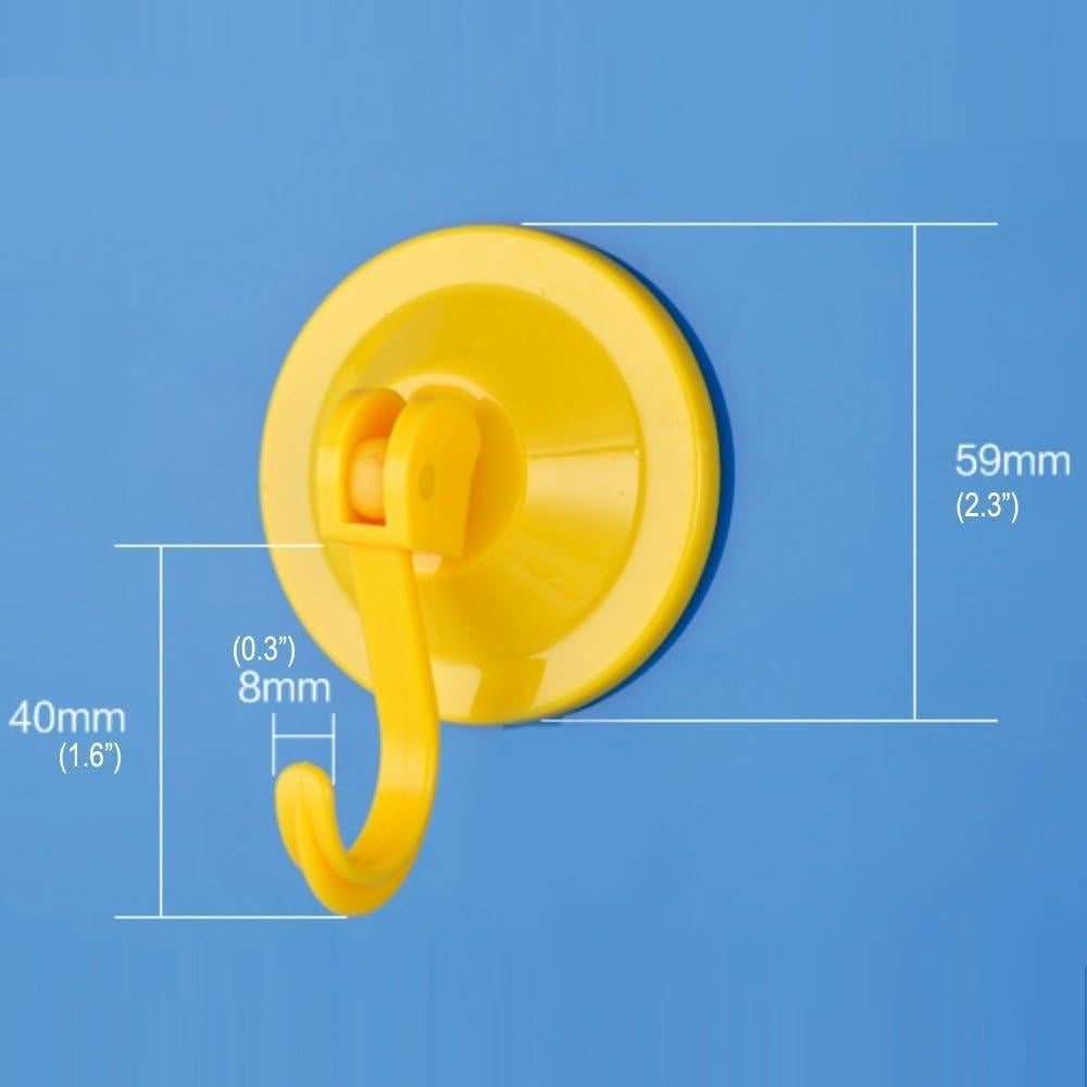 Ganchos de Succión NL HOME para Ventana y Puerta - 4 Piezas