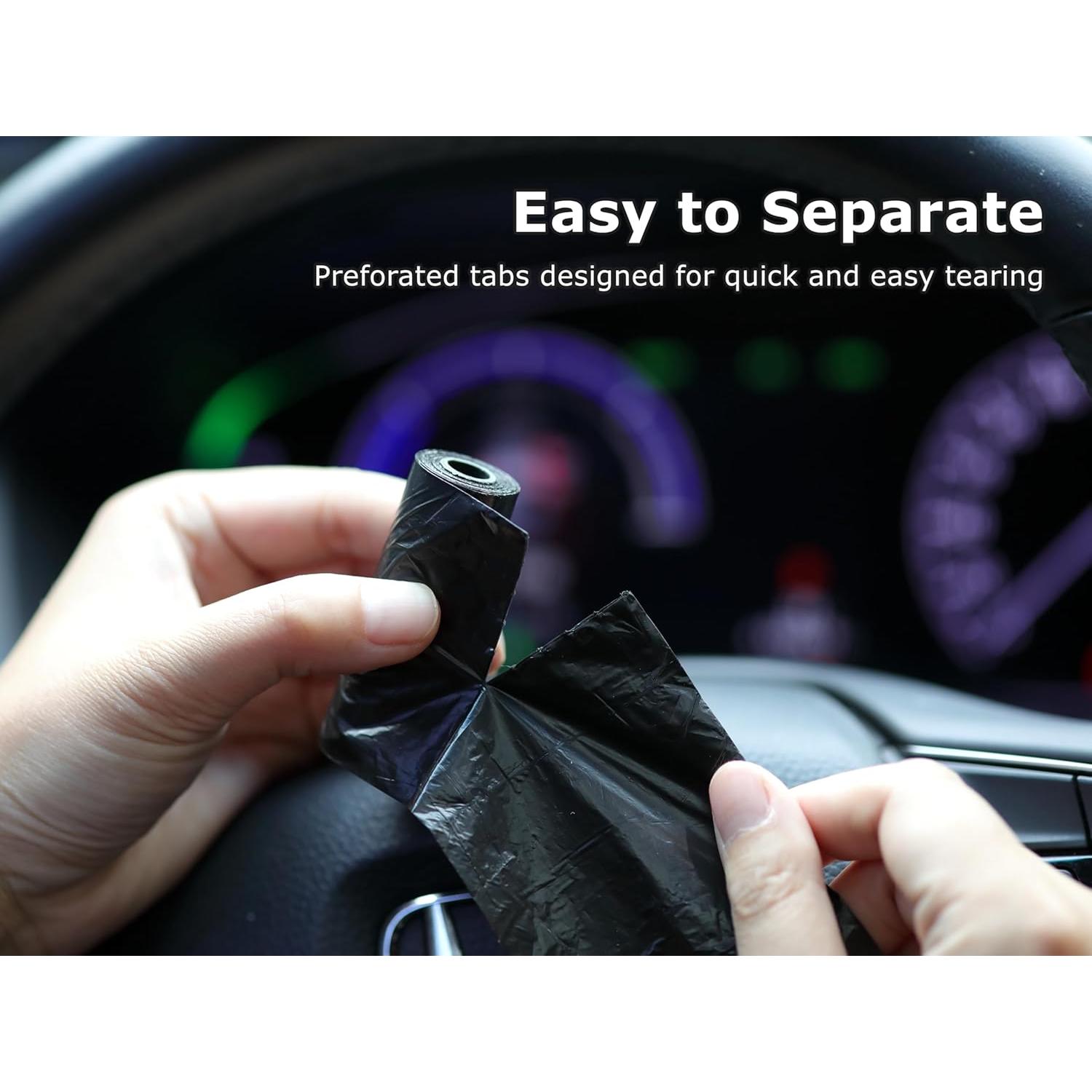 Bolsas de Basura Desechables Ginsco 3.02L para Auto - 4 Rollos