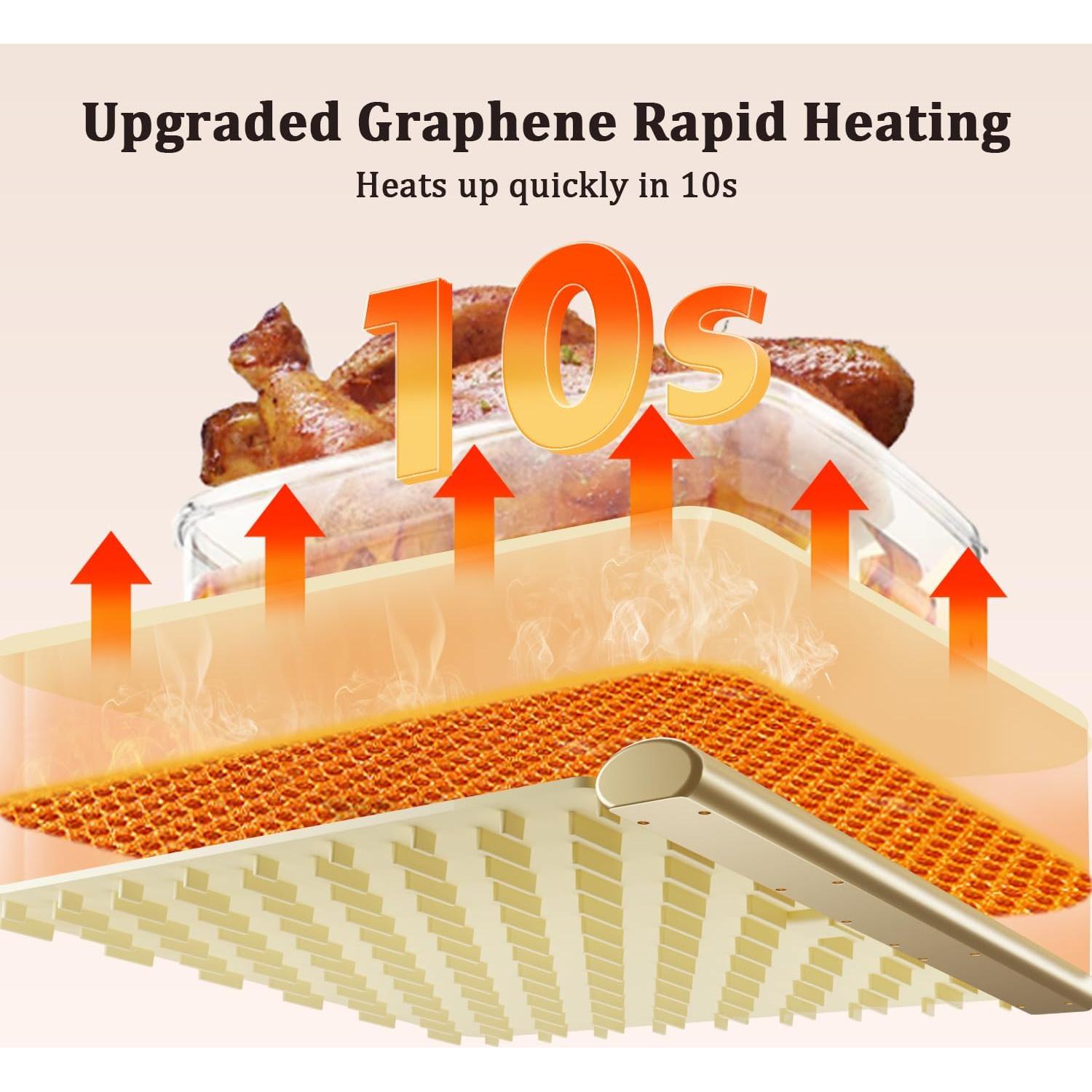 Manta Calentadora de Comida Newise 260W Beige 6 Temperaturas