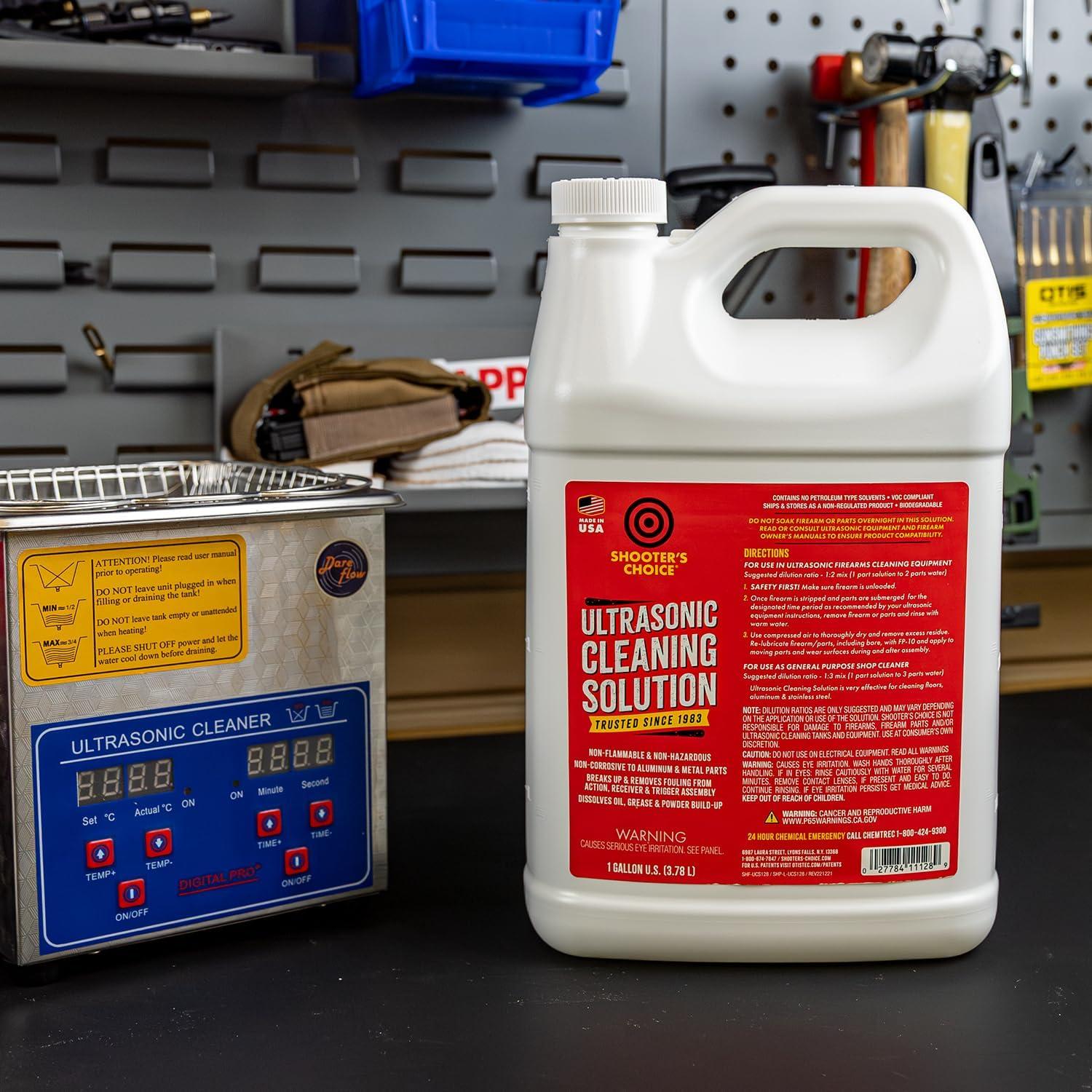 Solución de Limpieza Ultrasonido Shooter's Choice 3.785L