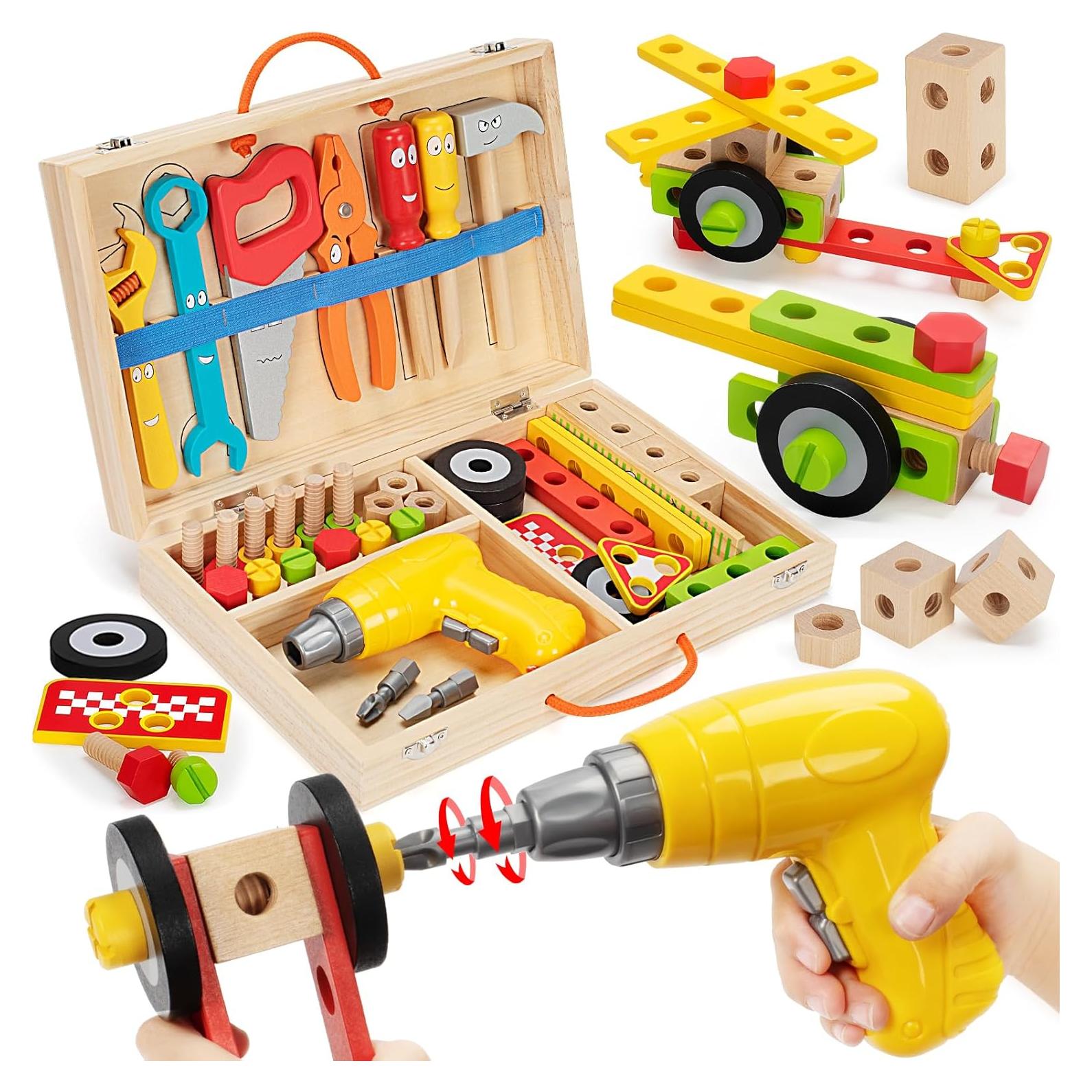 Juego de Herramientas de Madera LACCHOUFEE 44 Piezas