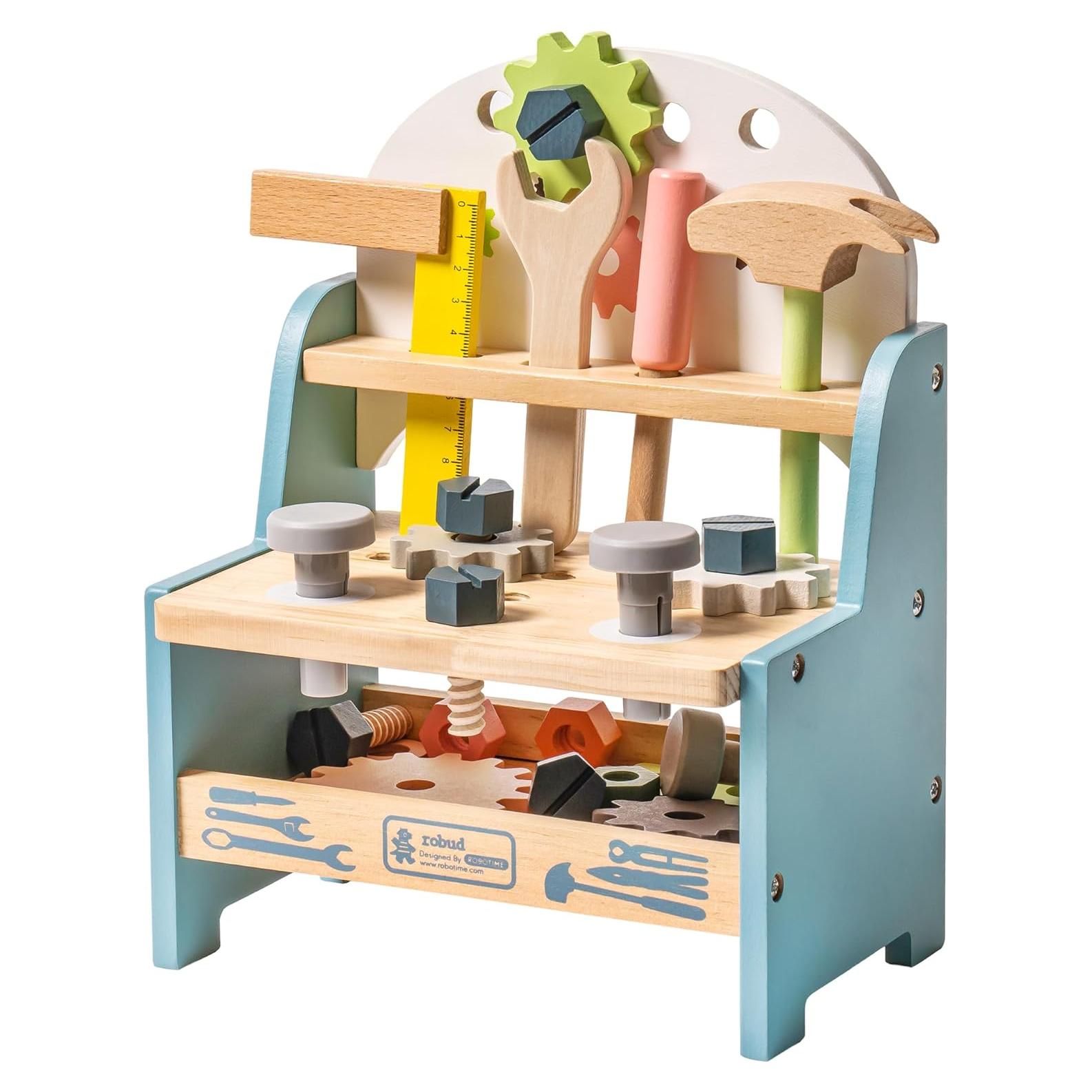 Banco de Trabajo de Madera ROBUD para Niños 3-5 Años