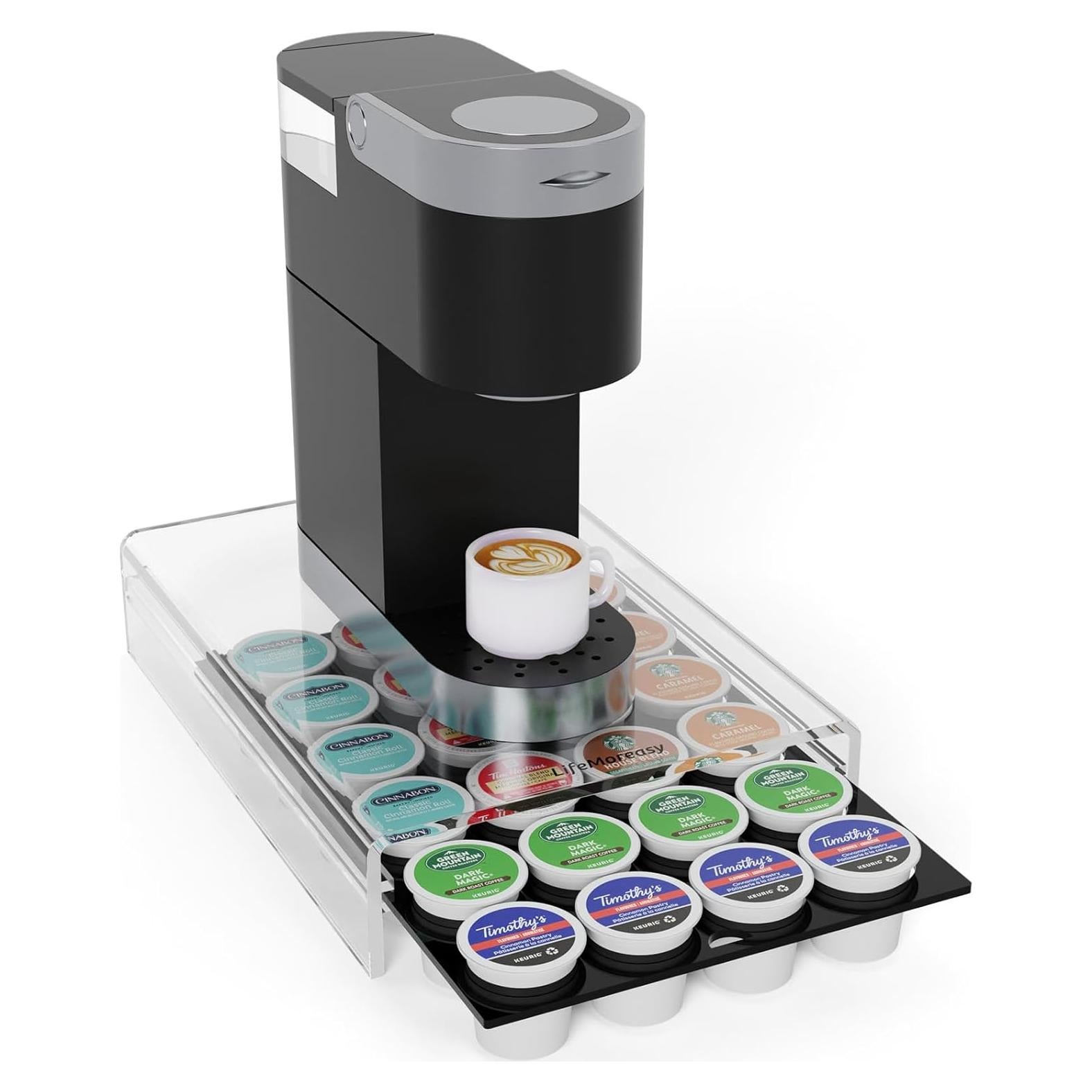 Soporte para K Cup Lifemoreasy, Almacenamiento 24 Cápsulas