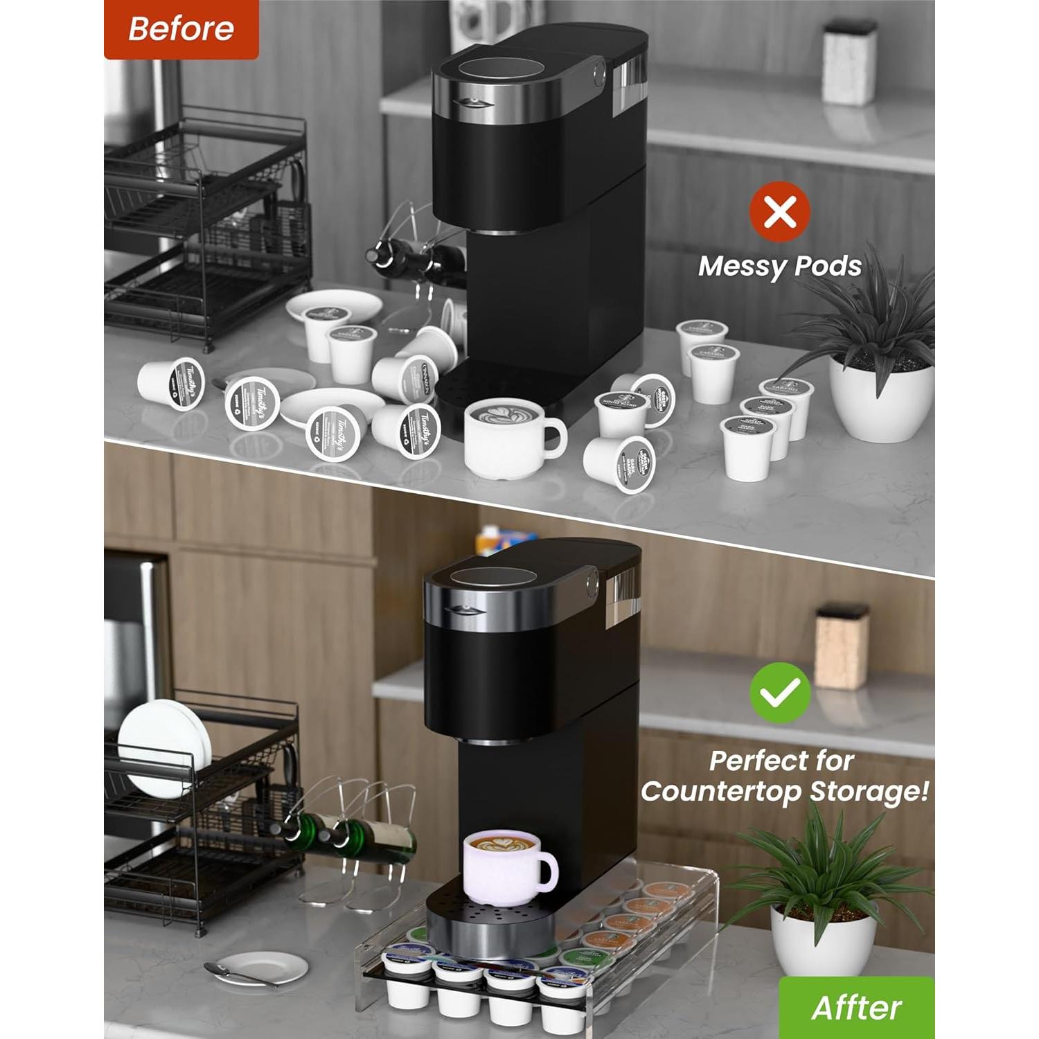 Soporte para K Cup Lifemoreasy, Almacenamiento 24 Cápsulas