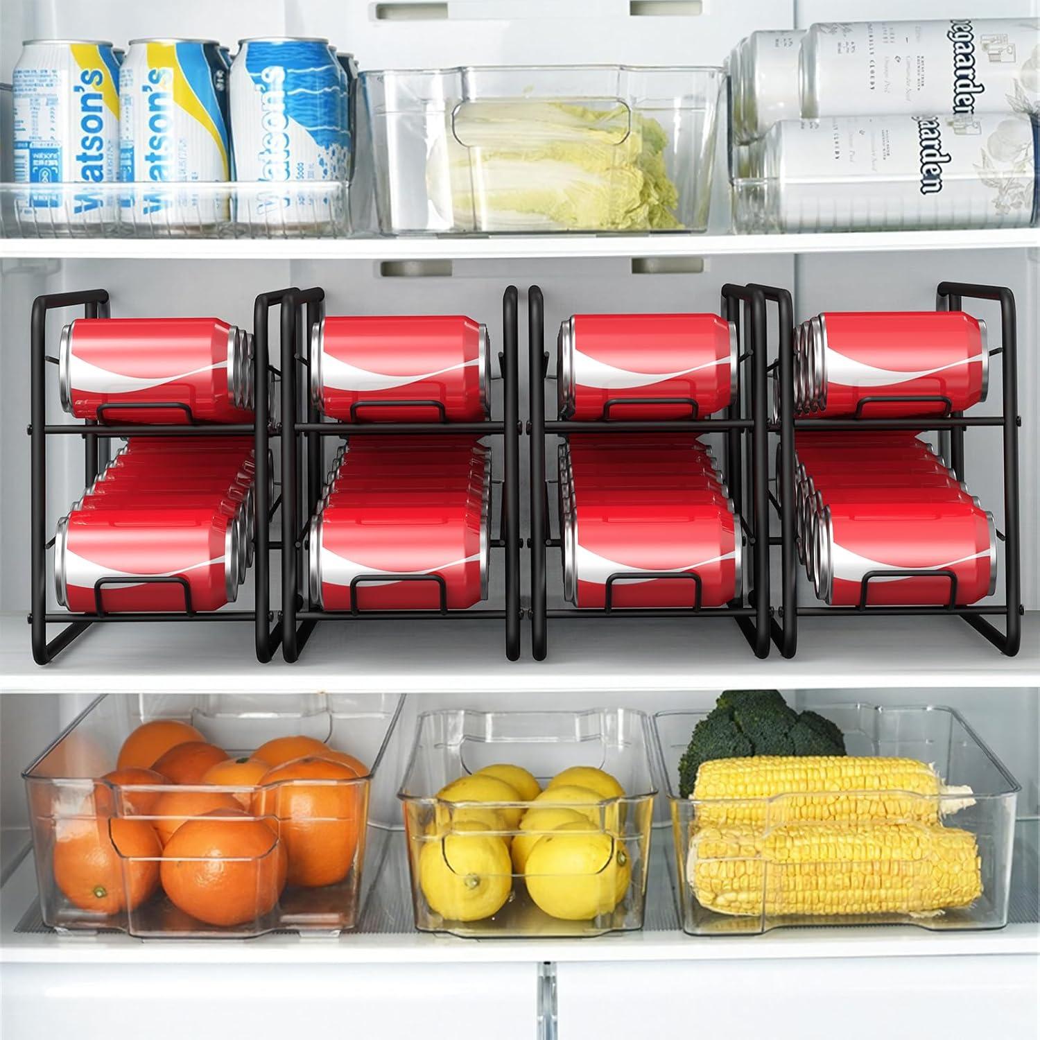 Soporte Organizador para Latas MOOACE 4 Paquete Negro