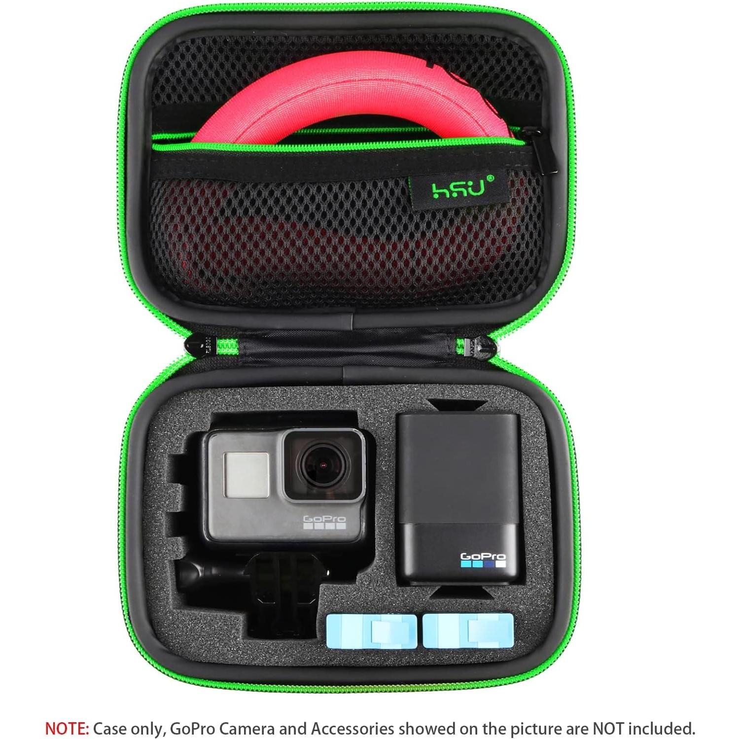 Funda de Transporte HSU para GoPro Hero 12/11/10/9/8/7/6/5 - Compacta y Protectora