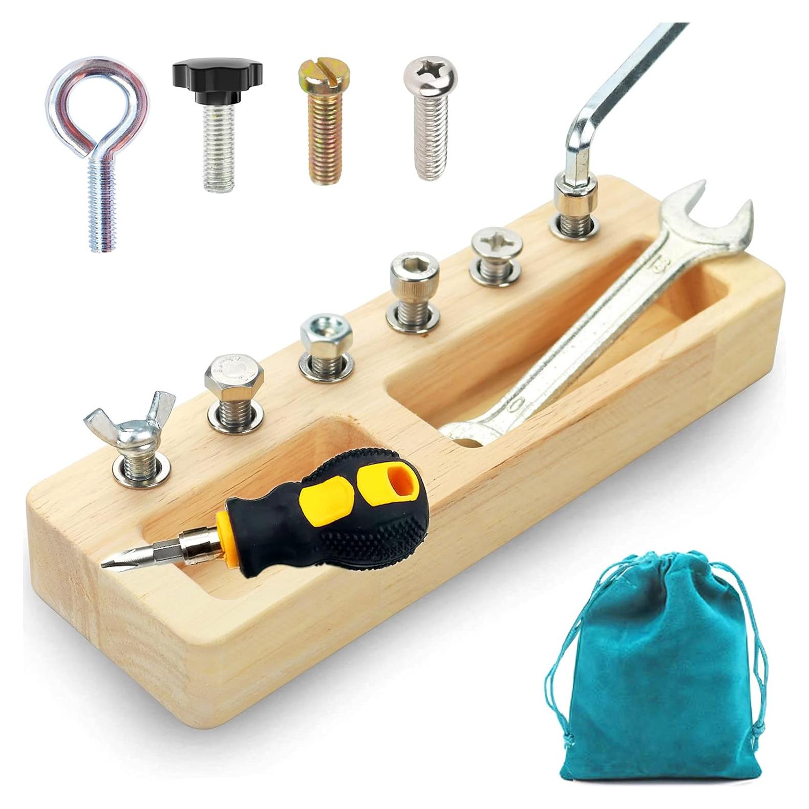 Juego de 14 Piezas de Destornillador Montessori Yowlieu